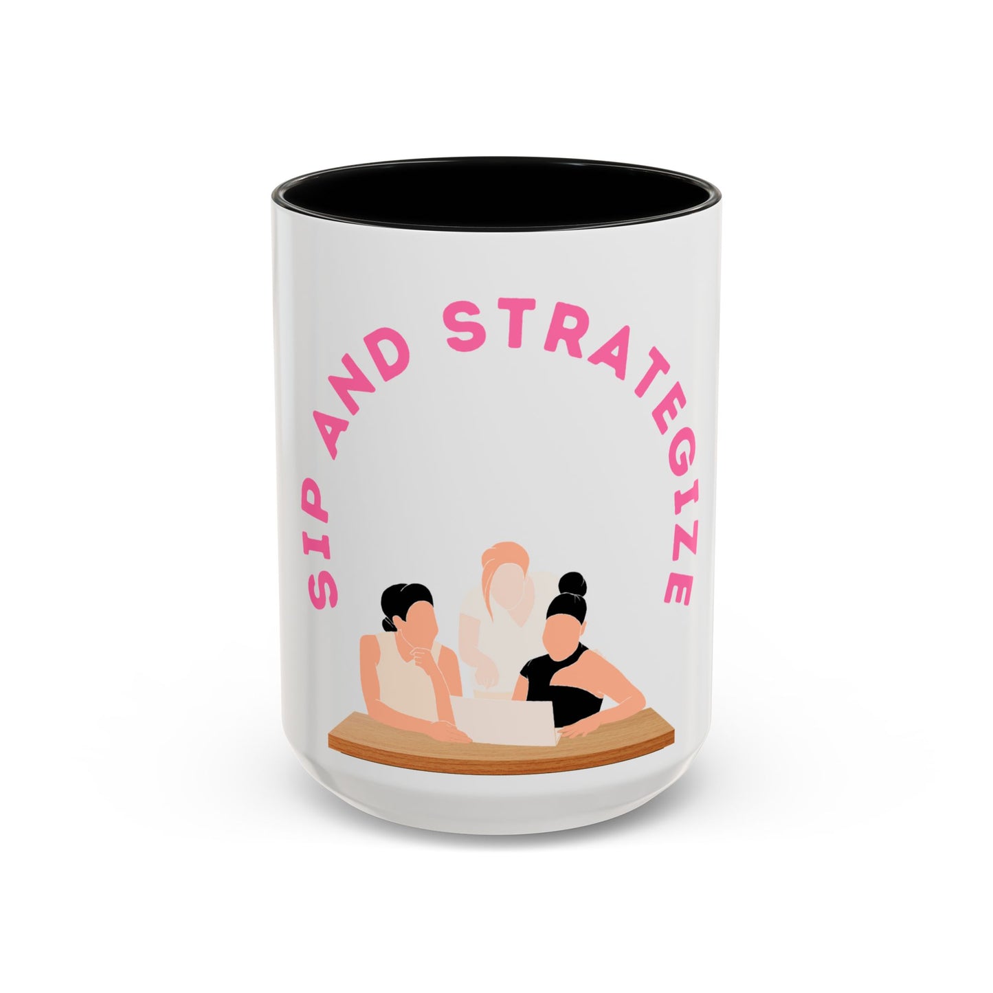 Sip and Strategize Coffee Mug Diverse (11, 15oz)