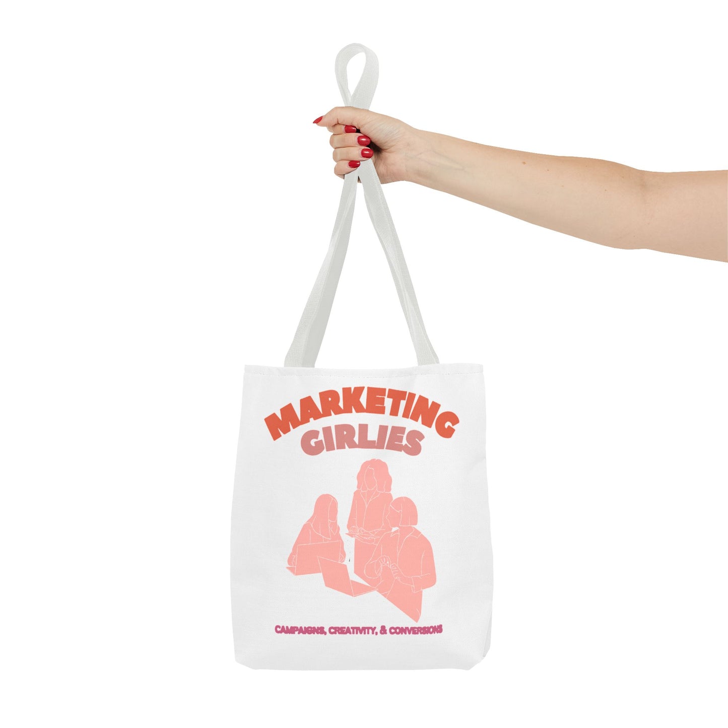 Marketing Girlies Tote Bag (AOP)