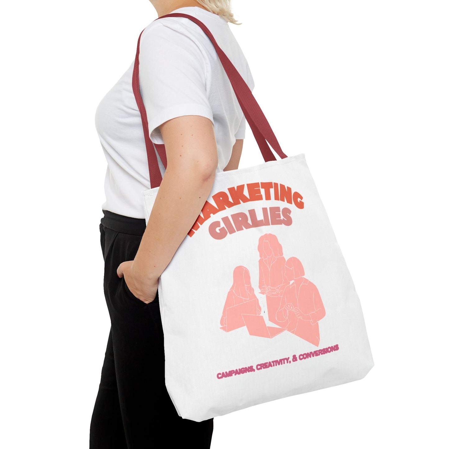 Marketing Girlies Tote Bag (AOP)