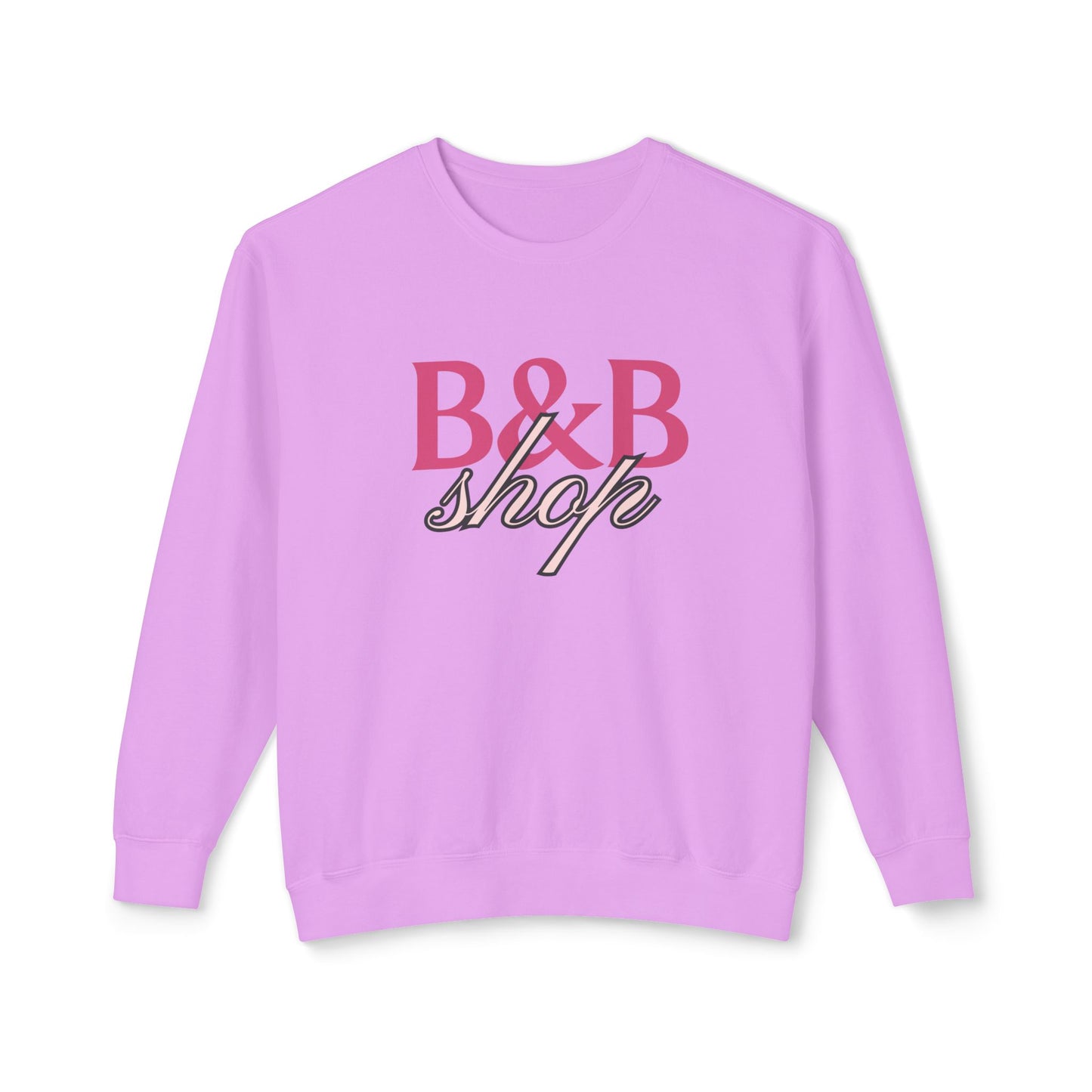 B&B Shop Signature Crewneck Unisex Lightweight Crewneck Sweatshirt