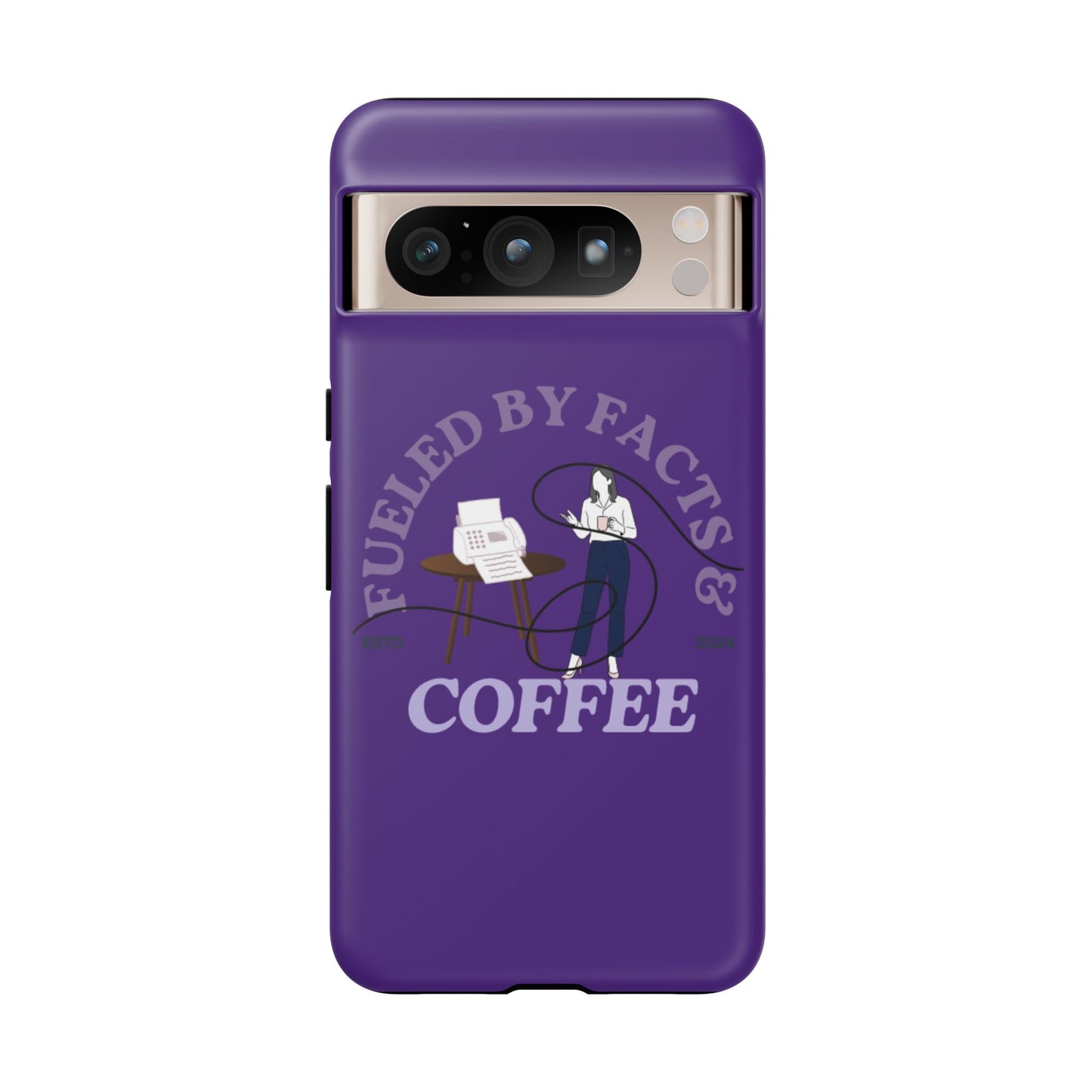 Fueled by Facts & Coffee Phone Case