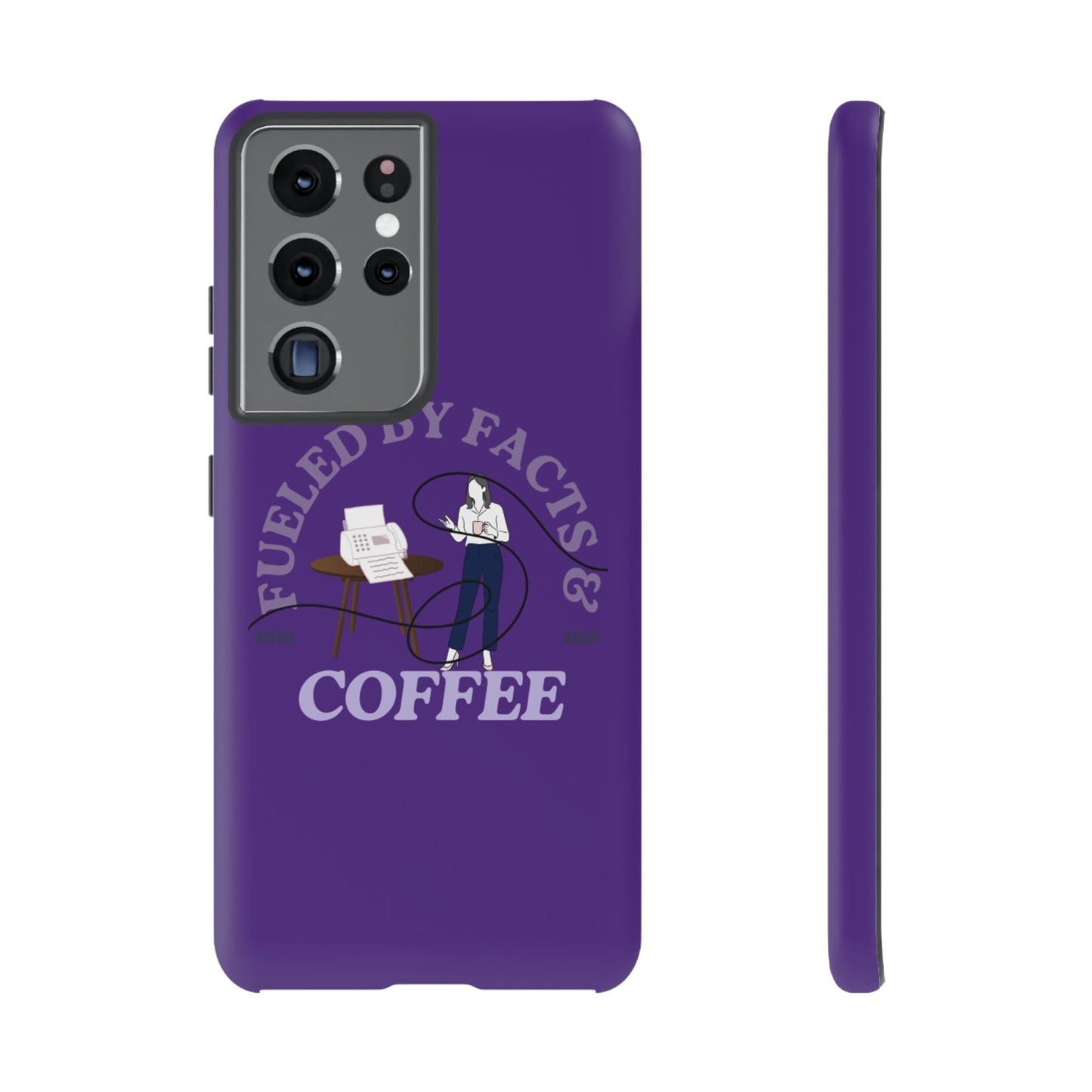 Fueled by Facts & Coffee Phone Case