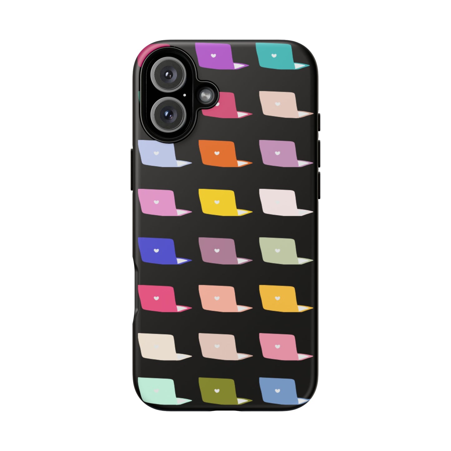 Colorful Laptop Icons Phone Case