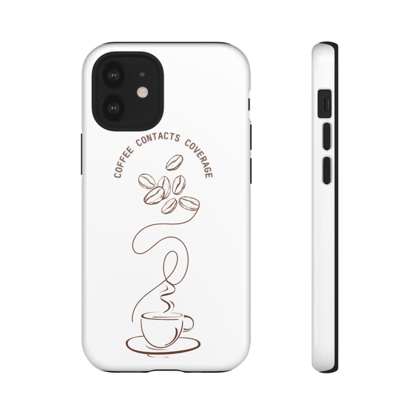 Coffee, Contacts, Coverage Phone Case