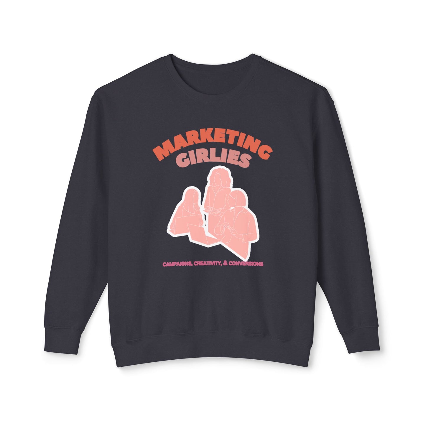 Marketing Girlies Unisex Lightweight Crewneck Sweatshirt