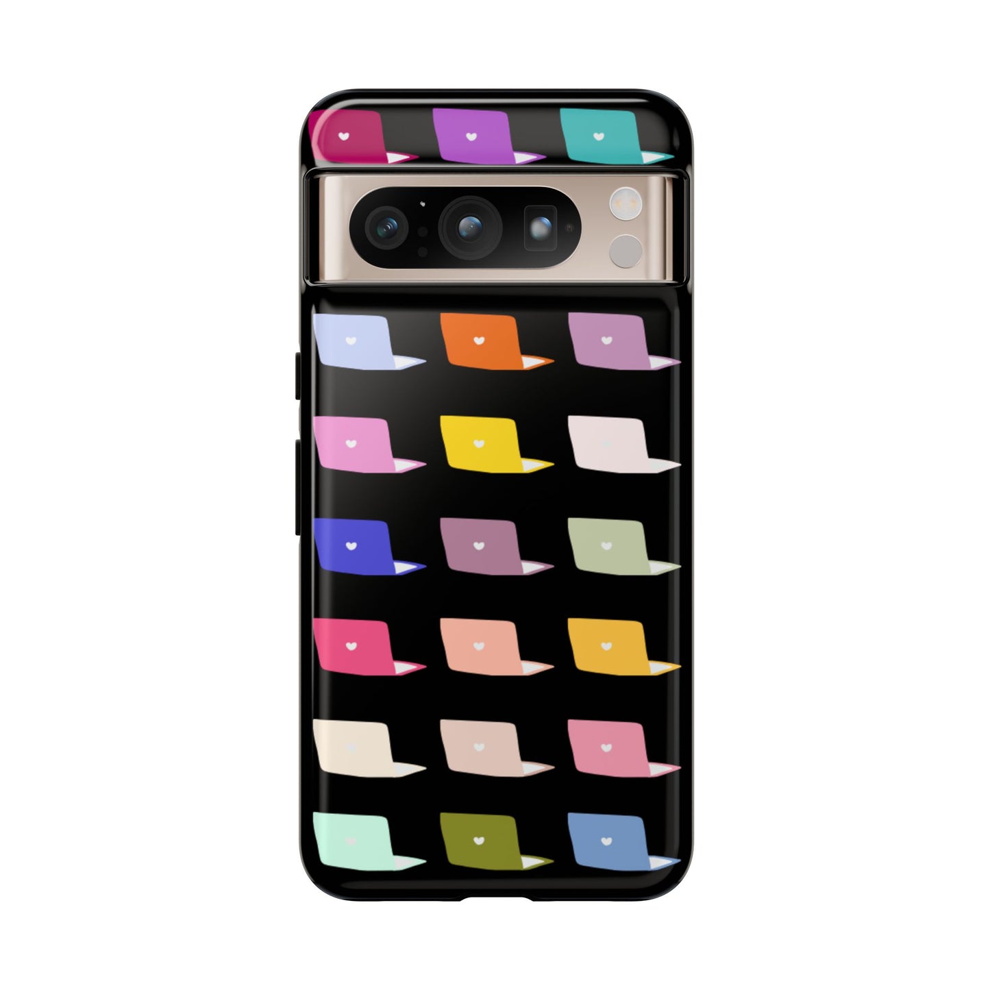 Colorful Laptop Icons Phone Case