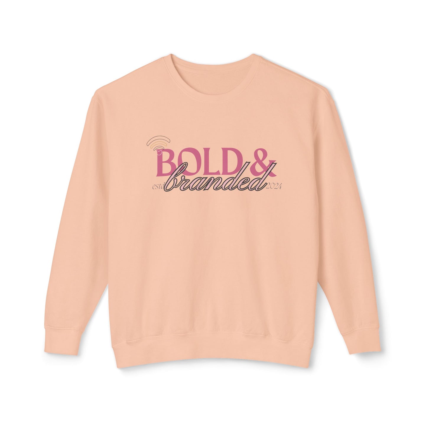 Bold & Branded Crewneck Lightweight Crewneck Sweatshirt