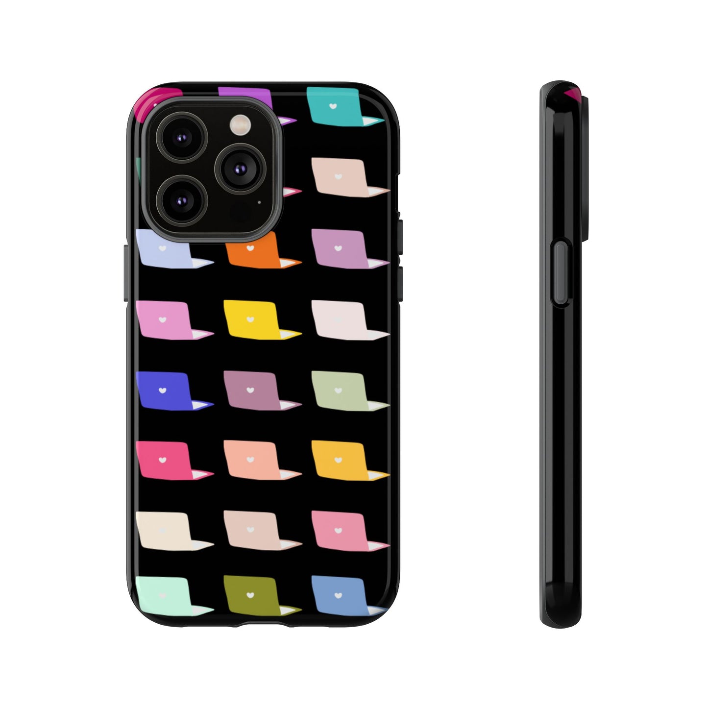 Colorful Laptop Icons Phone Case