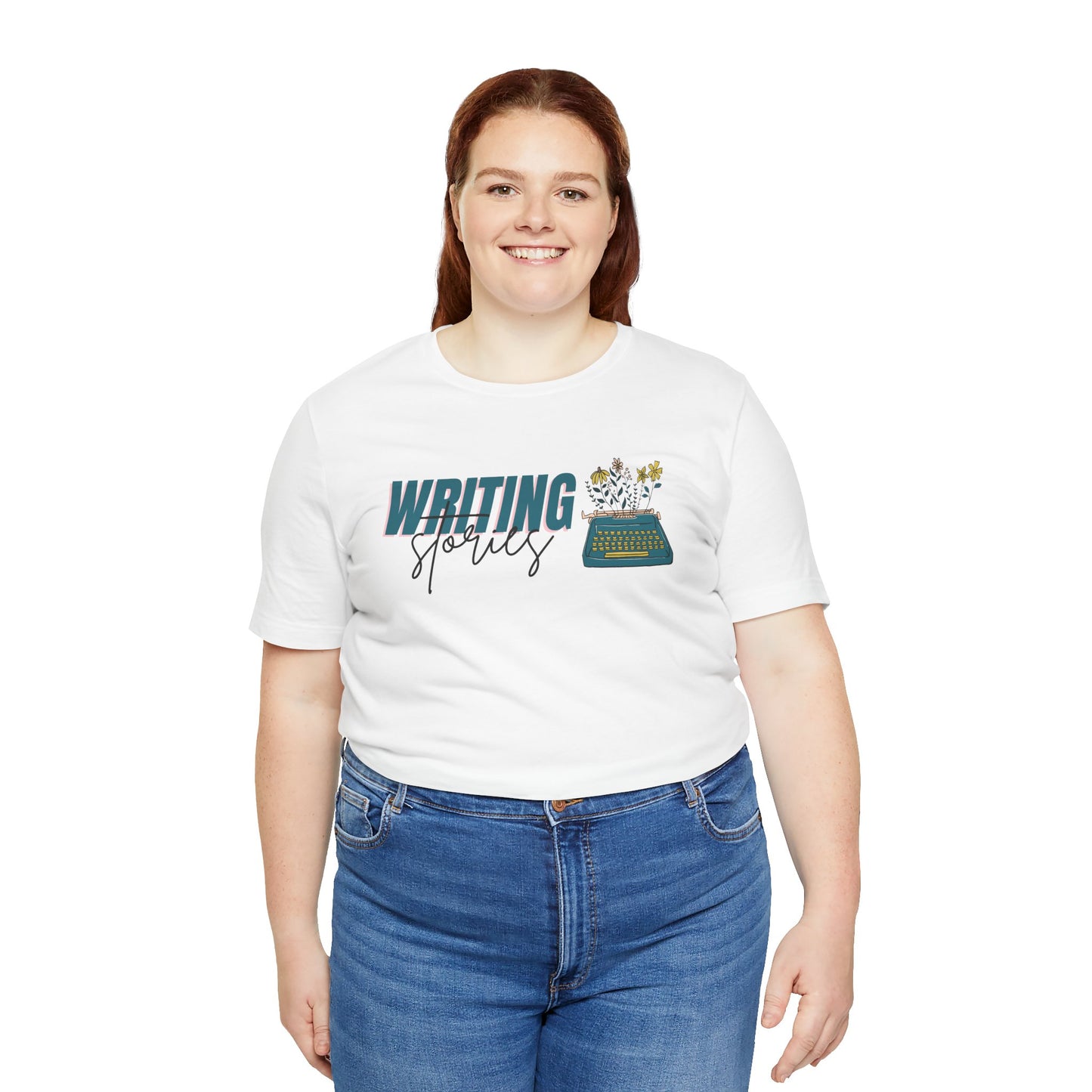 Writing Stories Unisex Jersey Short Sleeve Tee