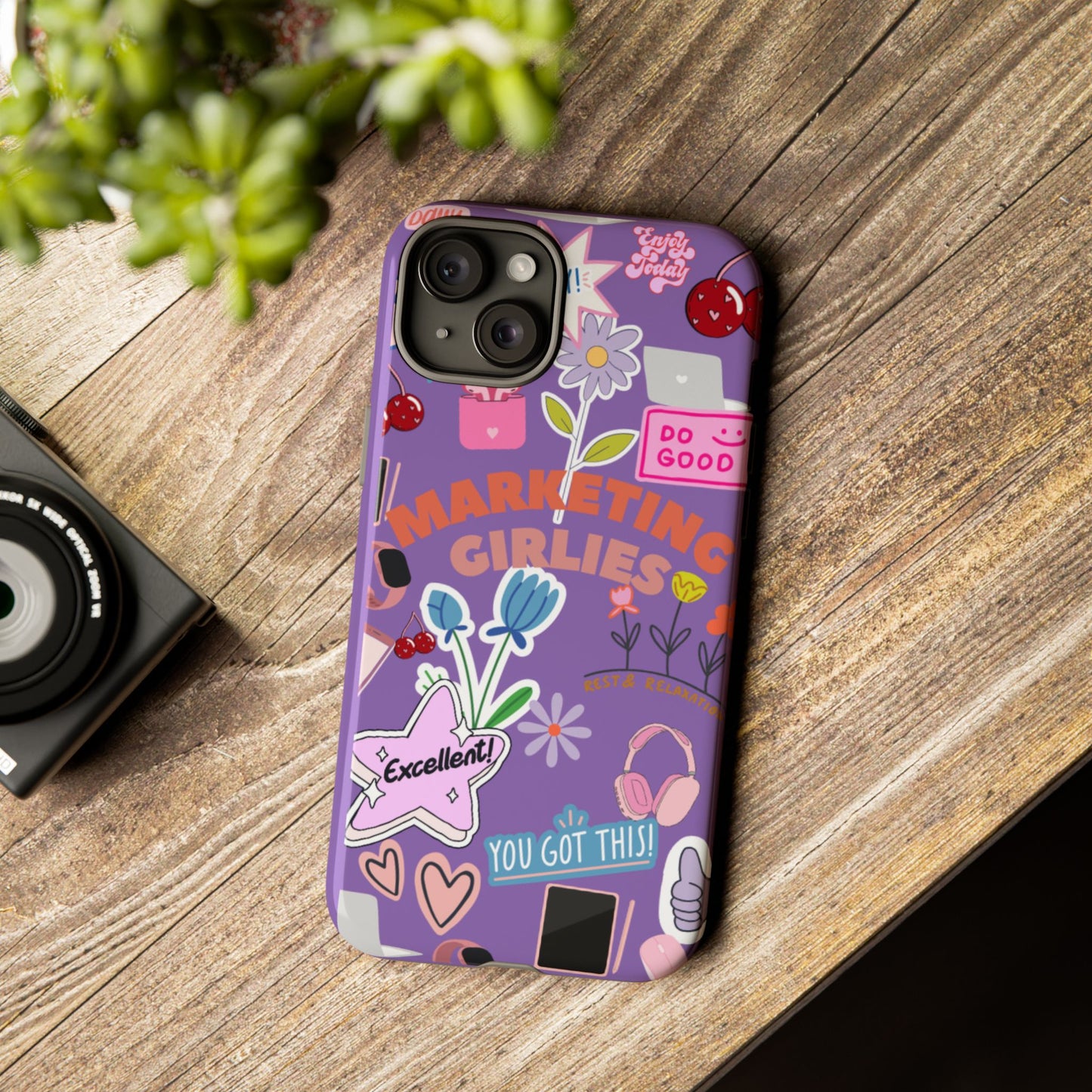 Marketing Girlies Sticker Phone Case