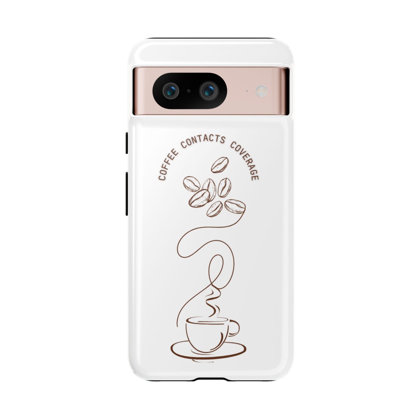 Coffee, Contacts, Coverage Phone Case