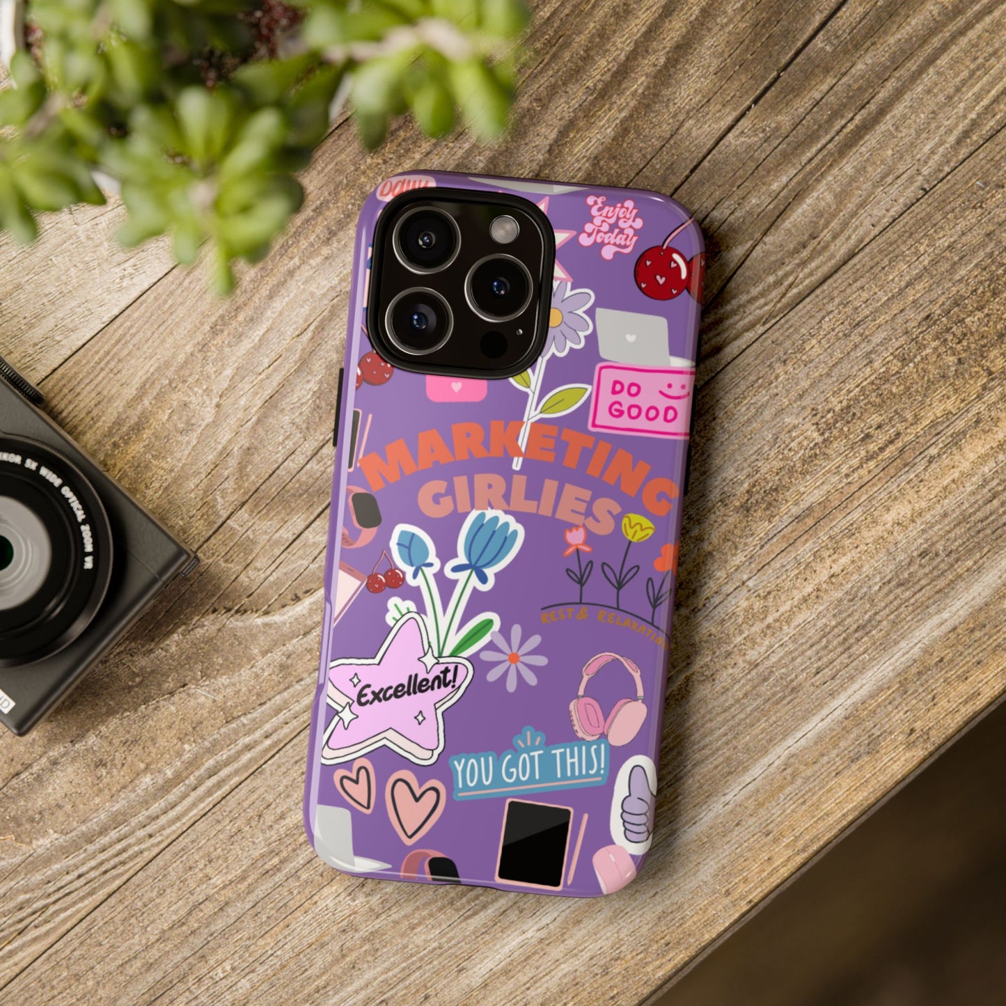 Marketing Girlies Sticker Phone Case