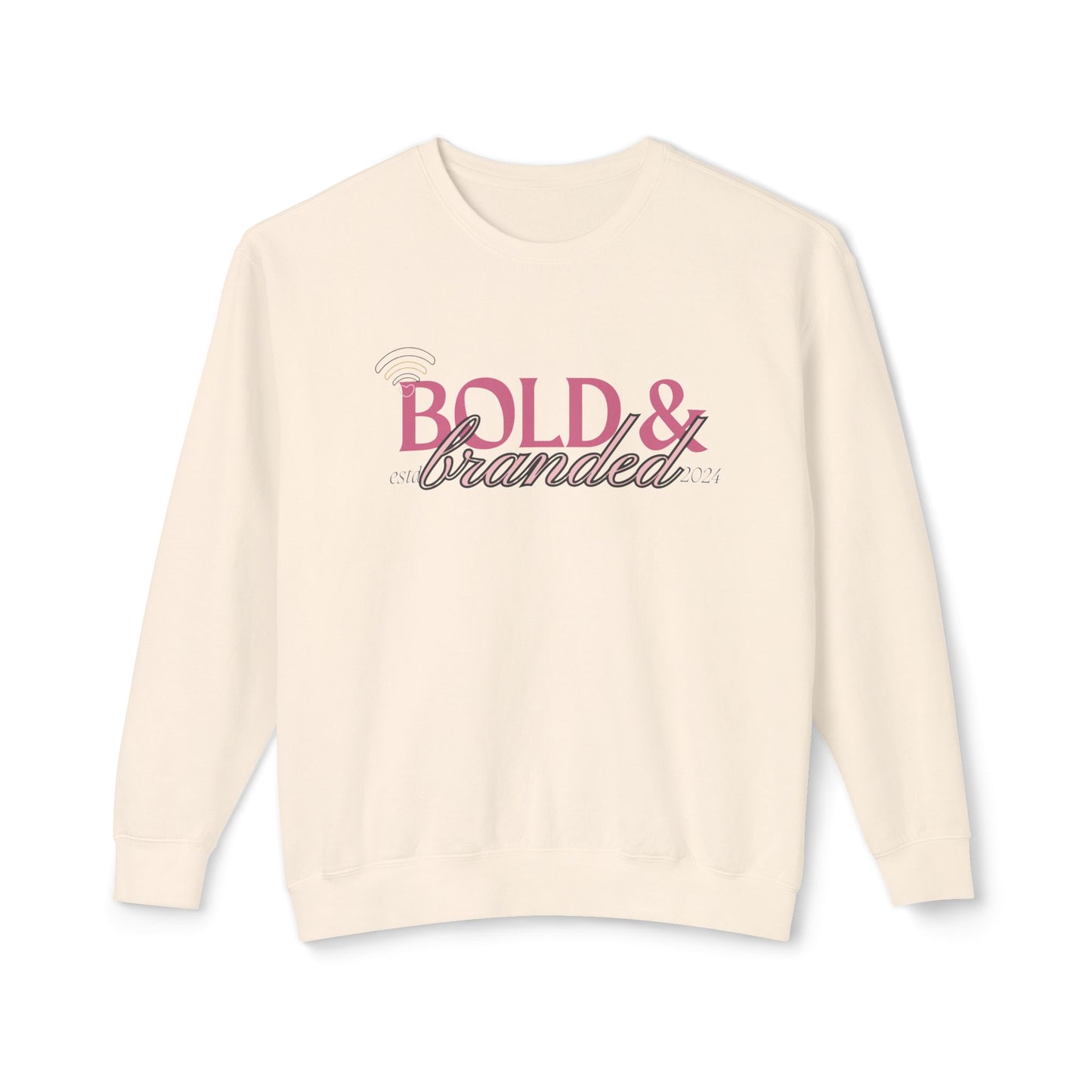 Bold & Branded Crewneck Lightweight Crewneck Sweatshirt