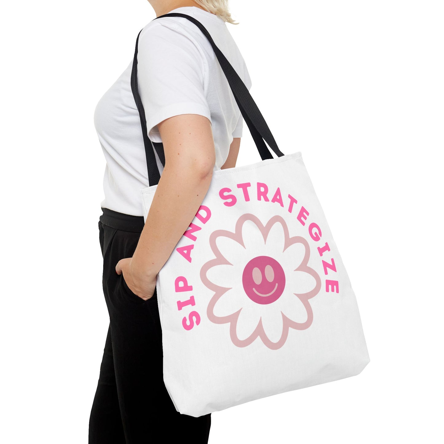 Sip & Strategize Tote Bag (AOP)