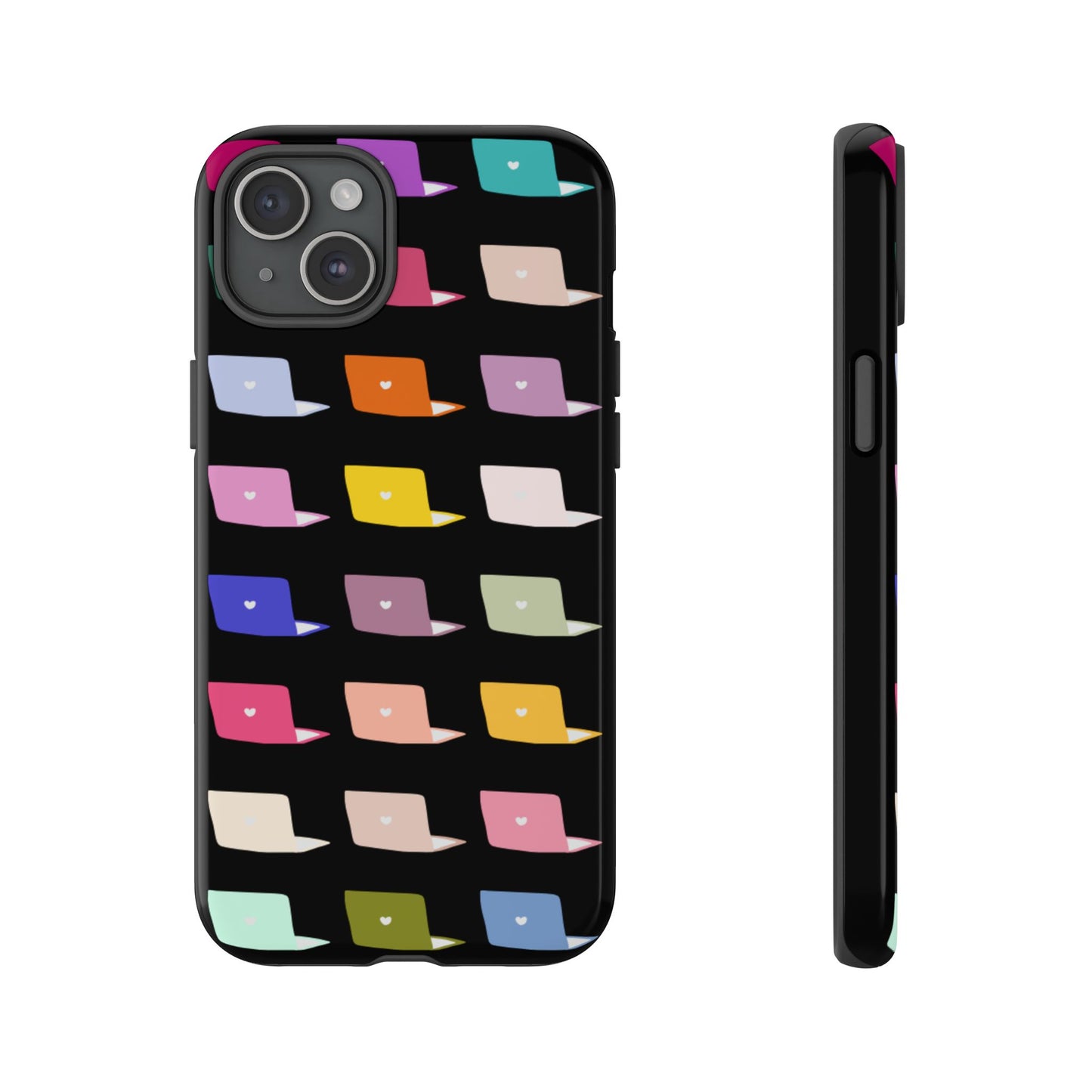 Colorful Laptop Icons Phone Case