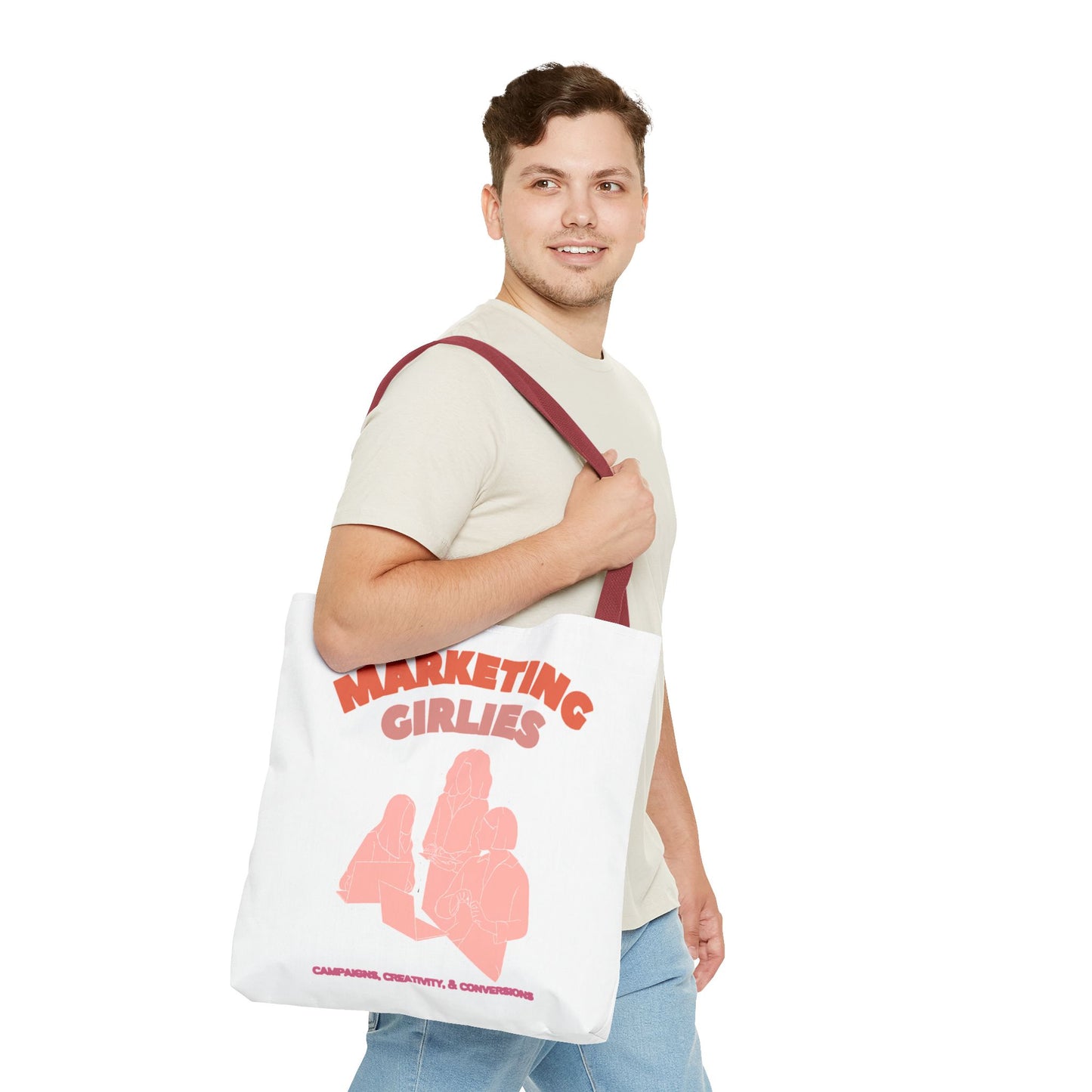 Marketing Girlies Tote Bag (AOP)