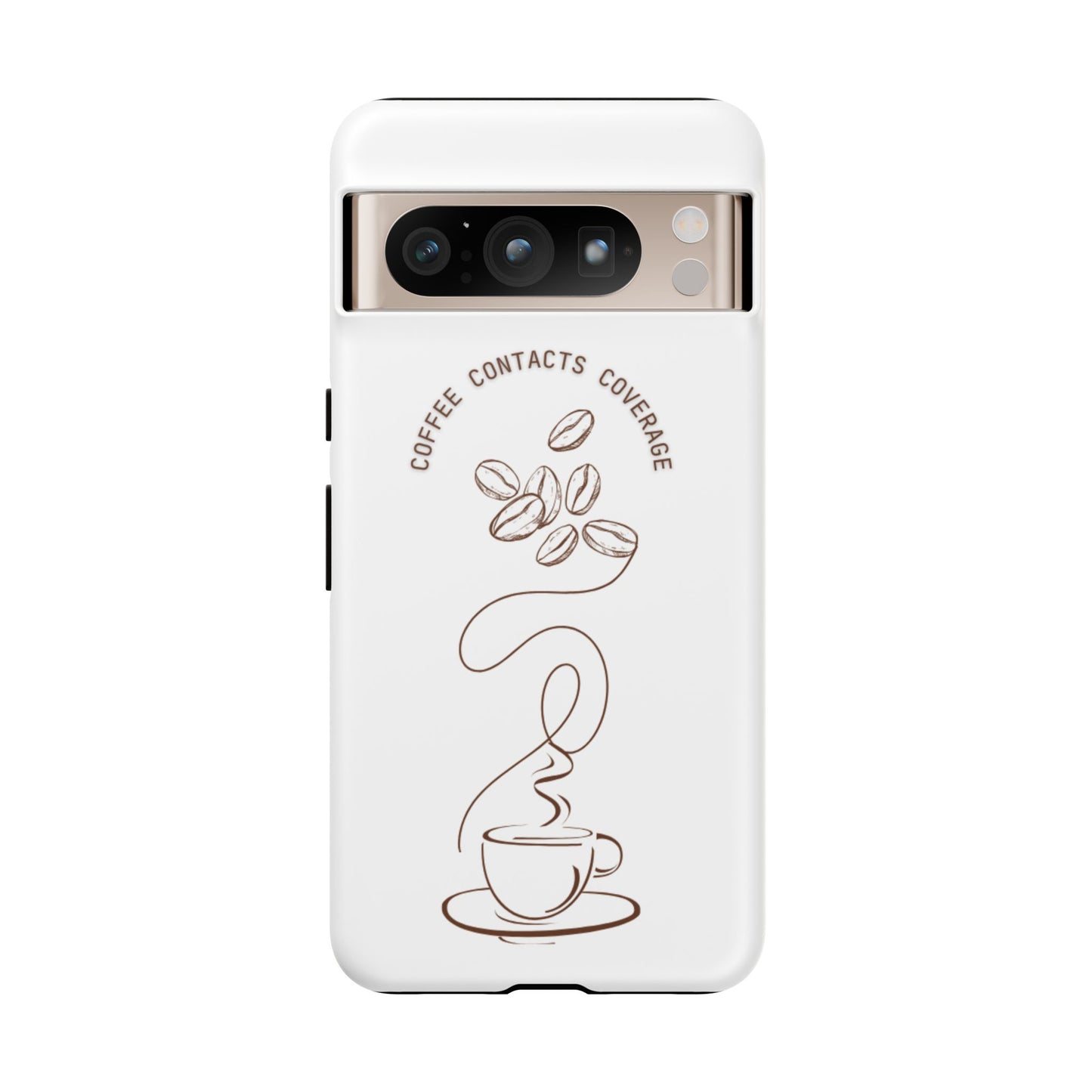 Coffee, Contacts, Coverage Phone Case