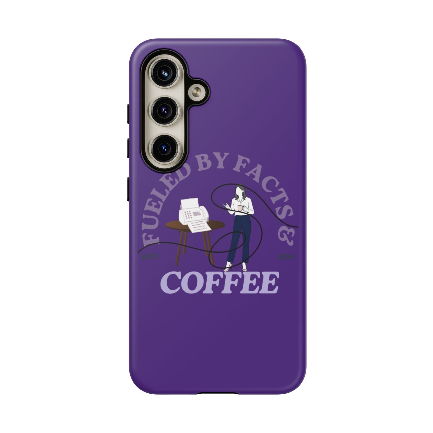 Fueled by Facts & Coffee Phone Case