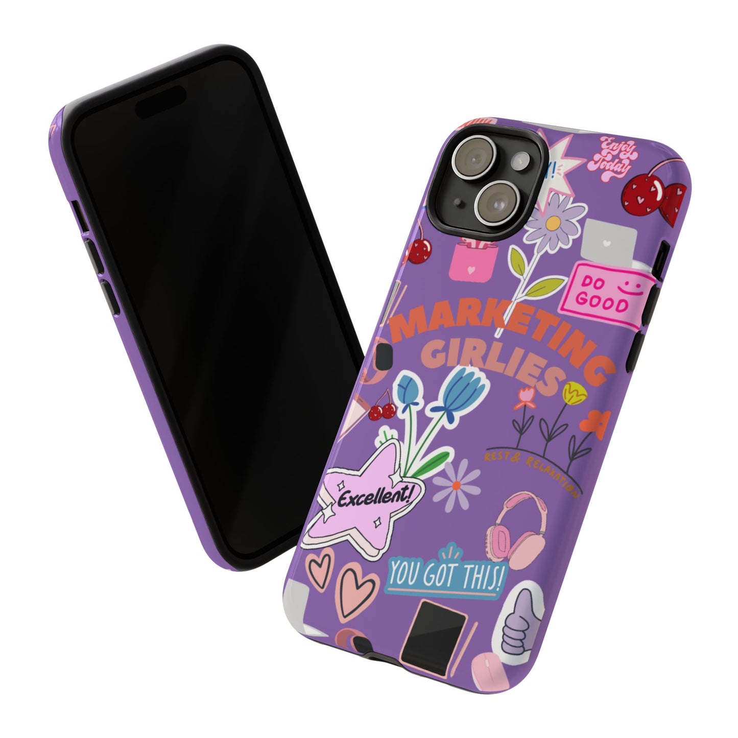 Marketing Girlies Sticker Phone Case