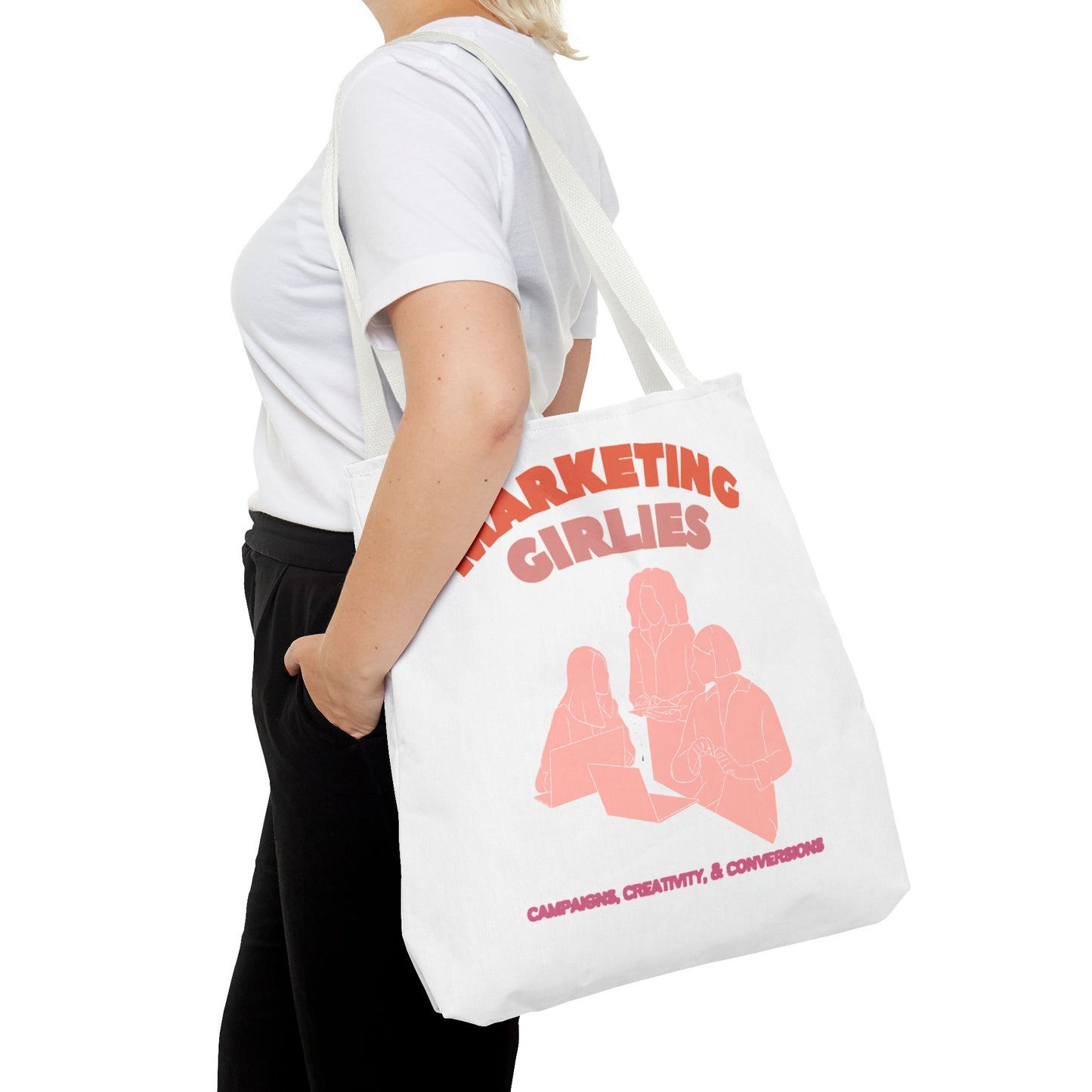 Marketing Girlies Tote Bag (AOP)