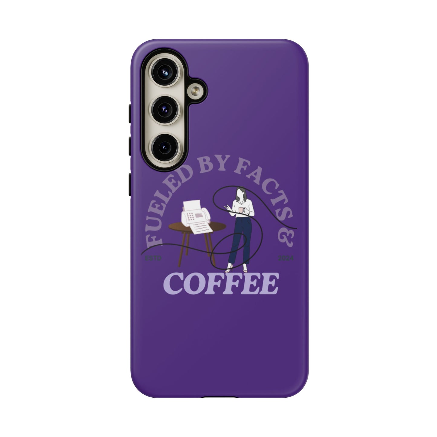 Fueled by Facts & Coffee Phone Case