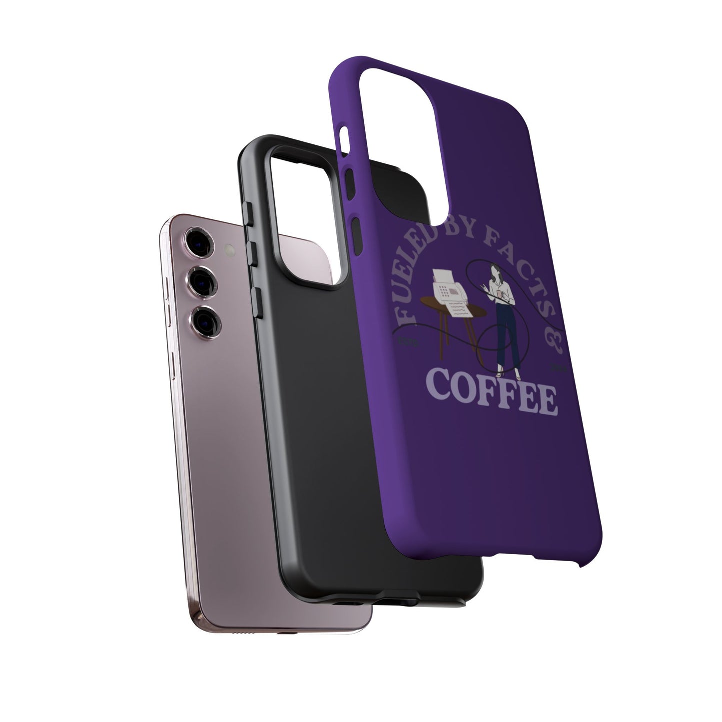 Fueled by Facts & Coffee Phone Case