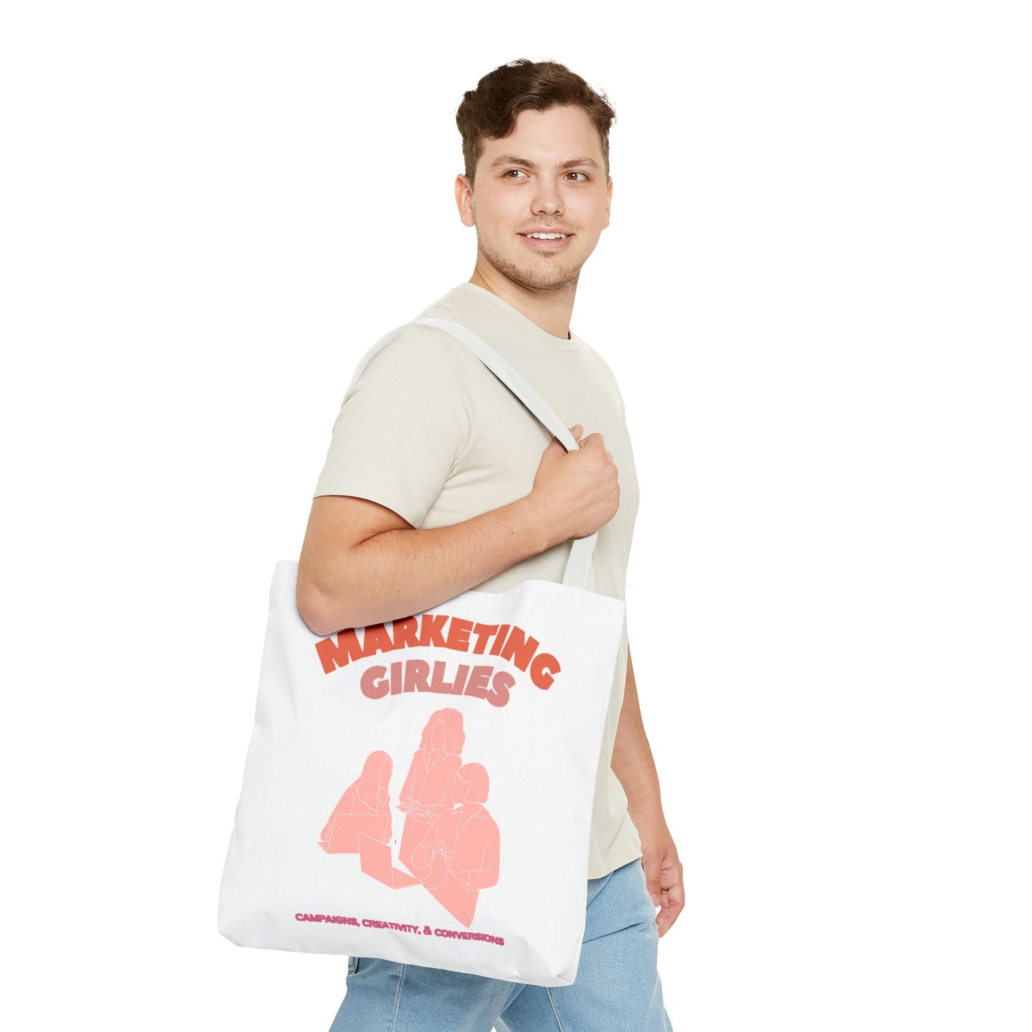 Marketing Girlies Tote Bag (AOP)