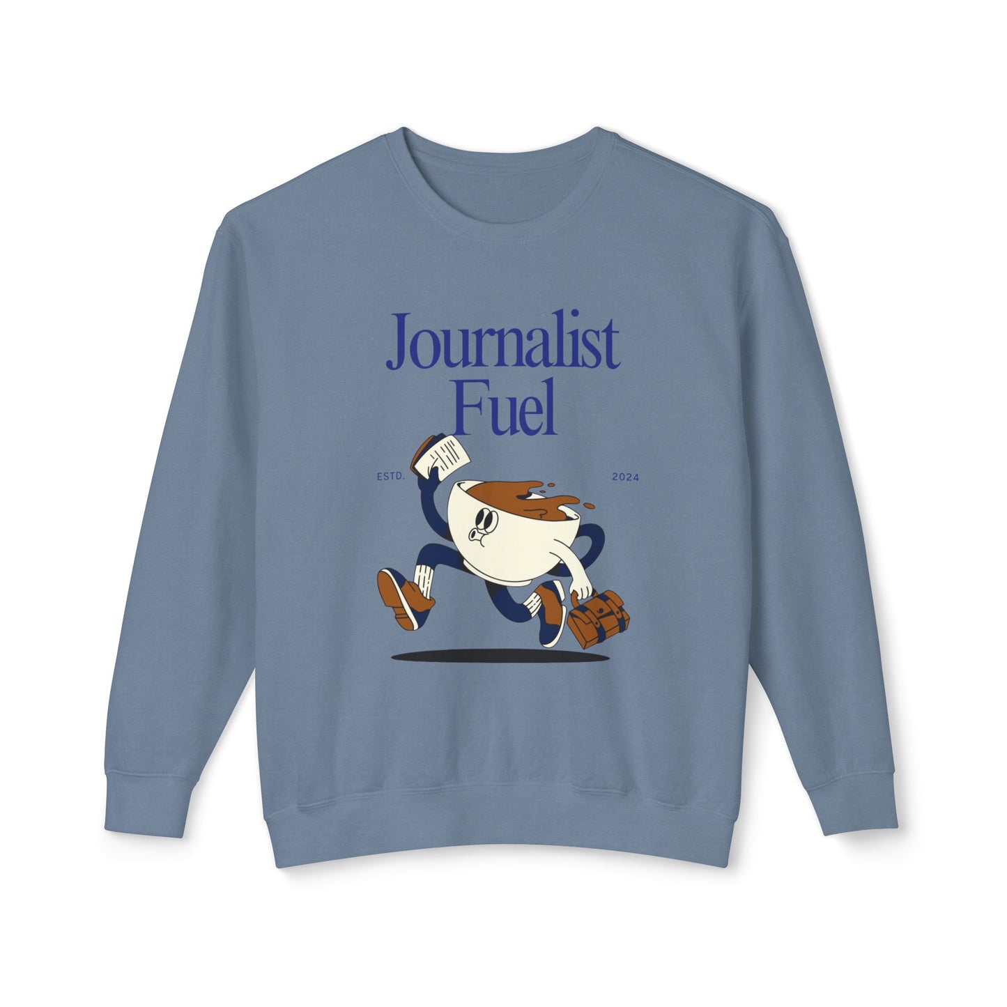 Journalist Fuel Lightweight Crewneck Sweatshirt