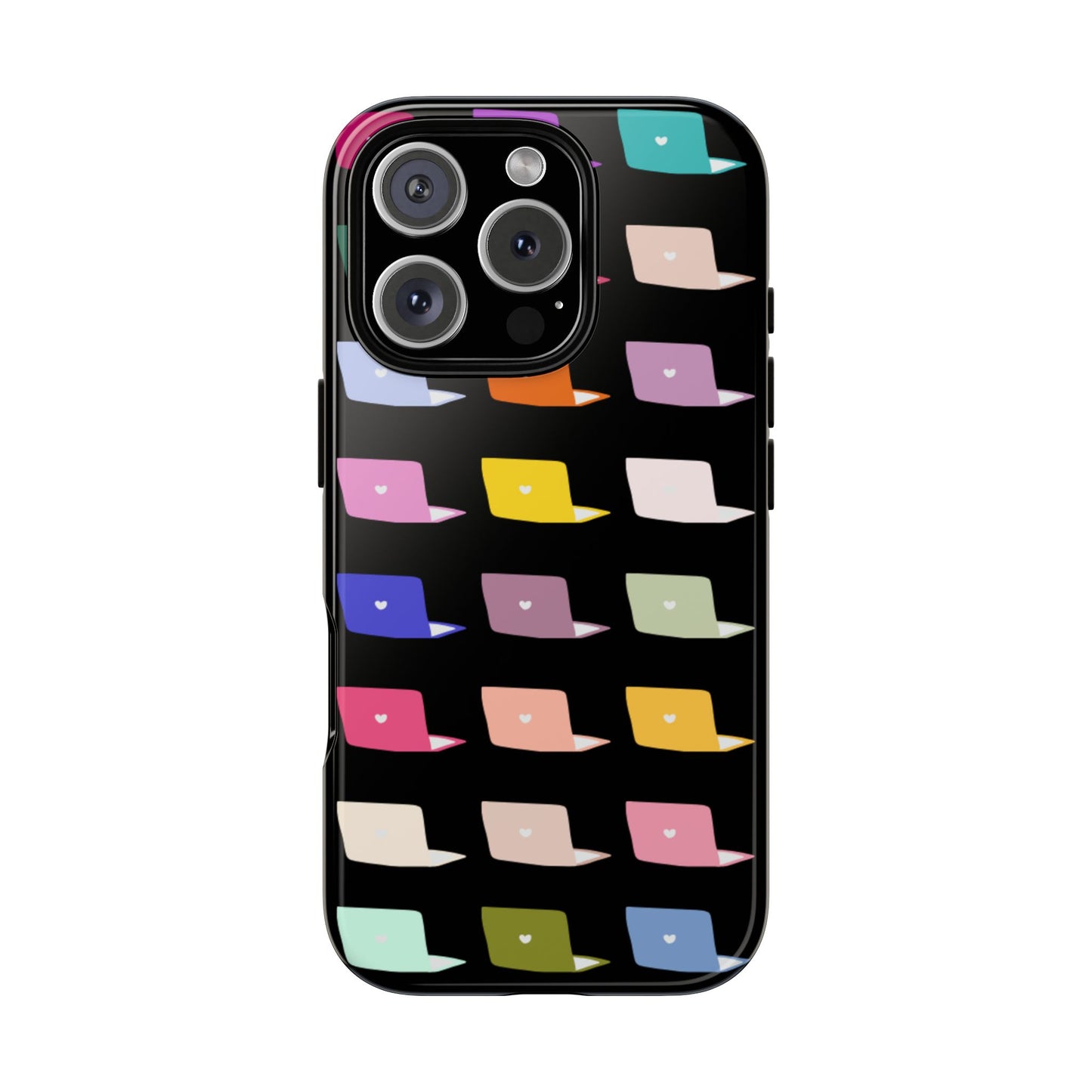 Colorful Laptop Icons Phone Case