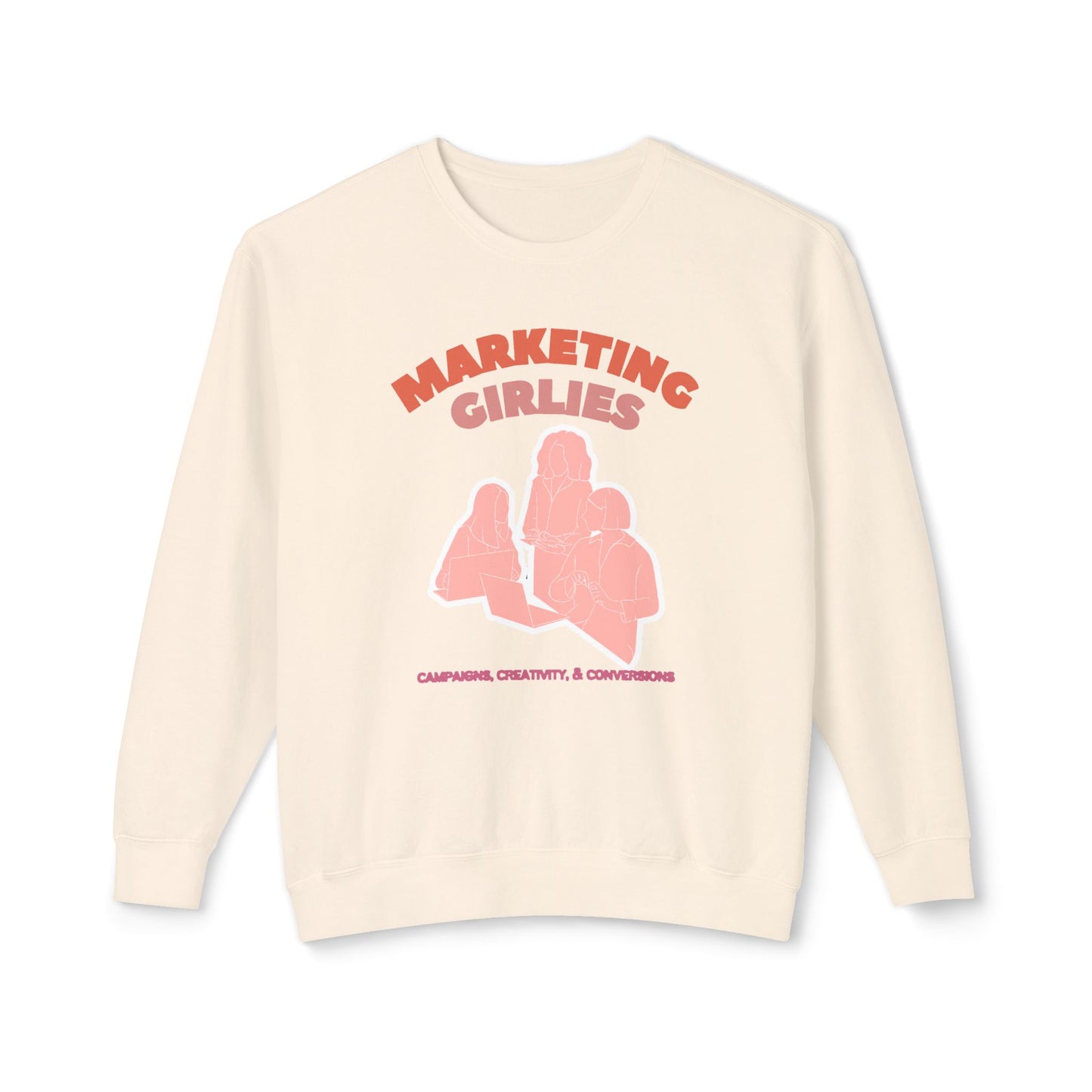 Marketing Girlies Unisex Lightweight Crewneck Sweatshirt