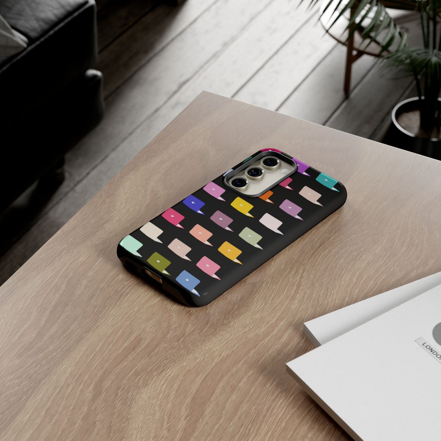 Colorful Laptop Icons Phone Case