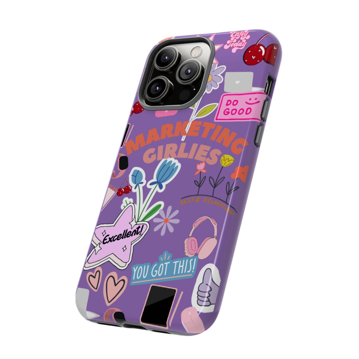 Marketing Girlies Sticker Phone Case