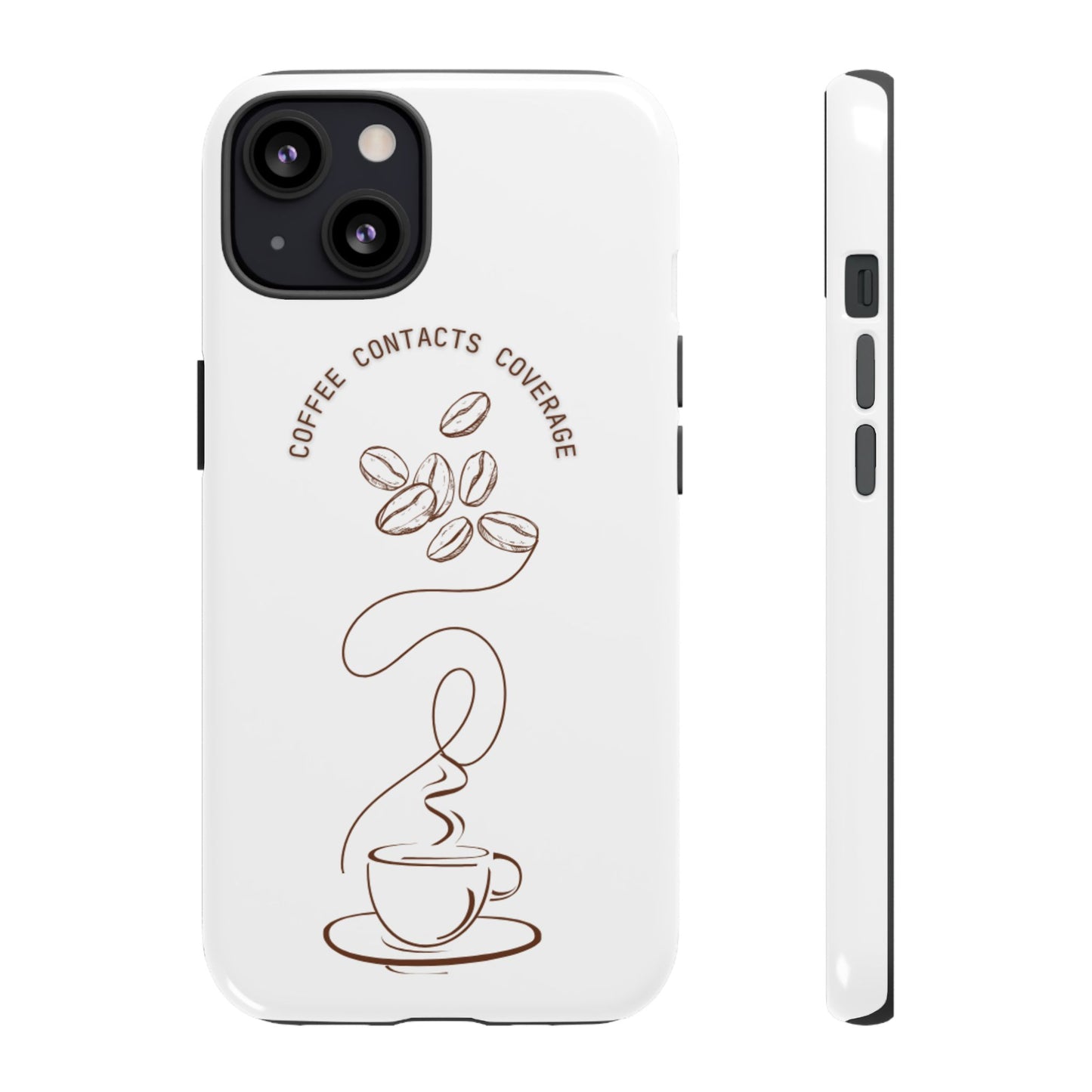 Coffee, Contacts, Coverage Phone Case