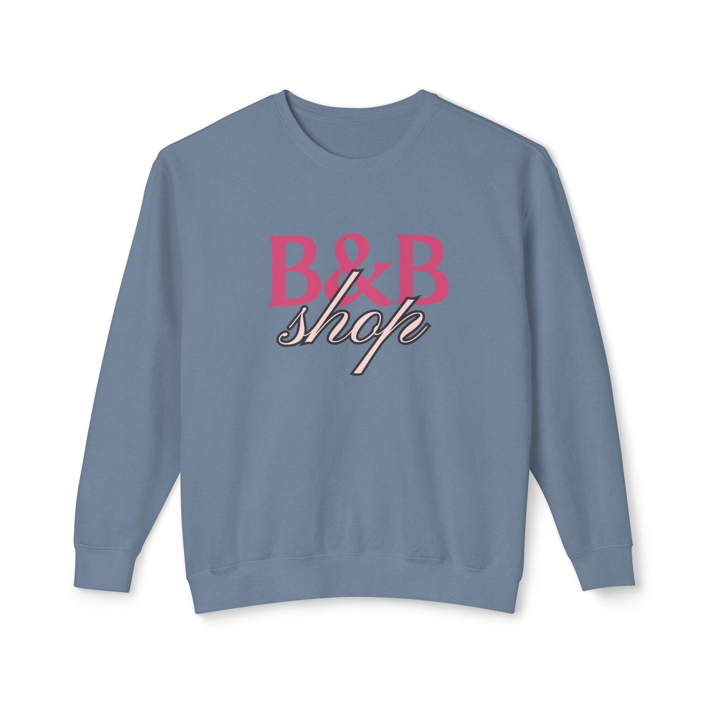 B&B Shop Signature Crewneck Unisex Lightweight Crewneck Sweatshirt