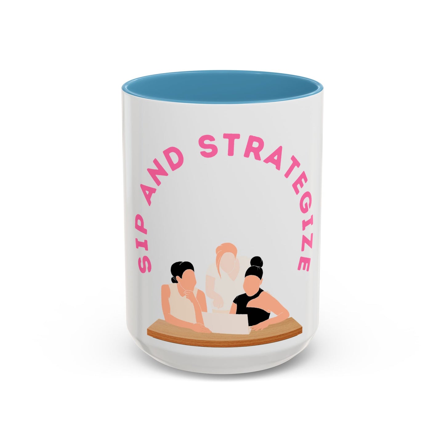 Sip and Strategize Coffee Mug Diverse (11, 15oz)