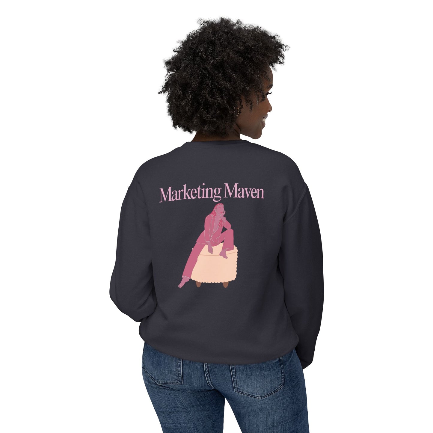 Marketing Maven Lightweight Crewneck Sweatshirt