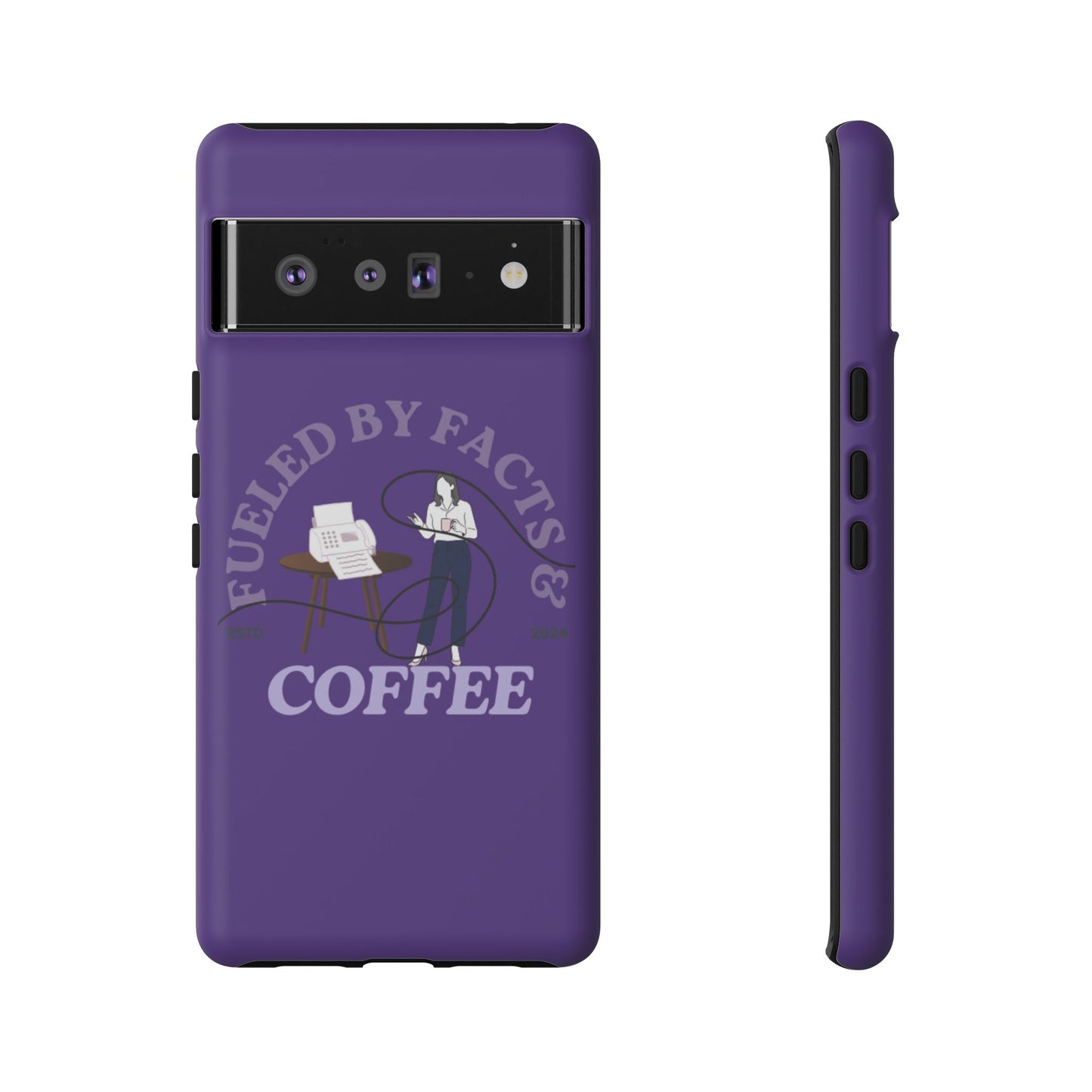 Fueled by Facts & Coffee Phone Case