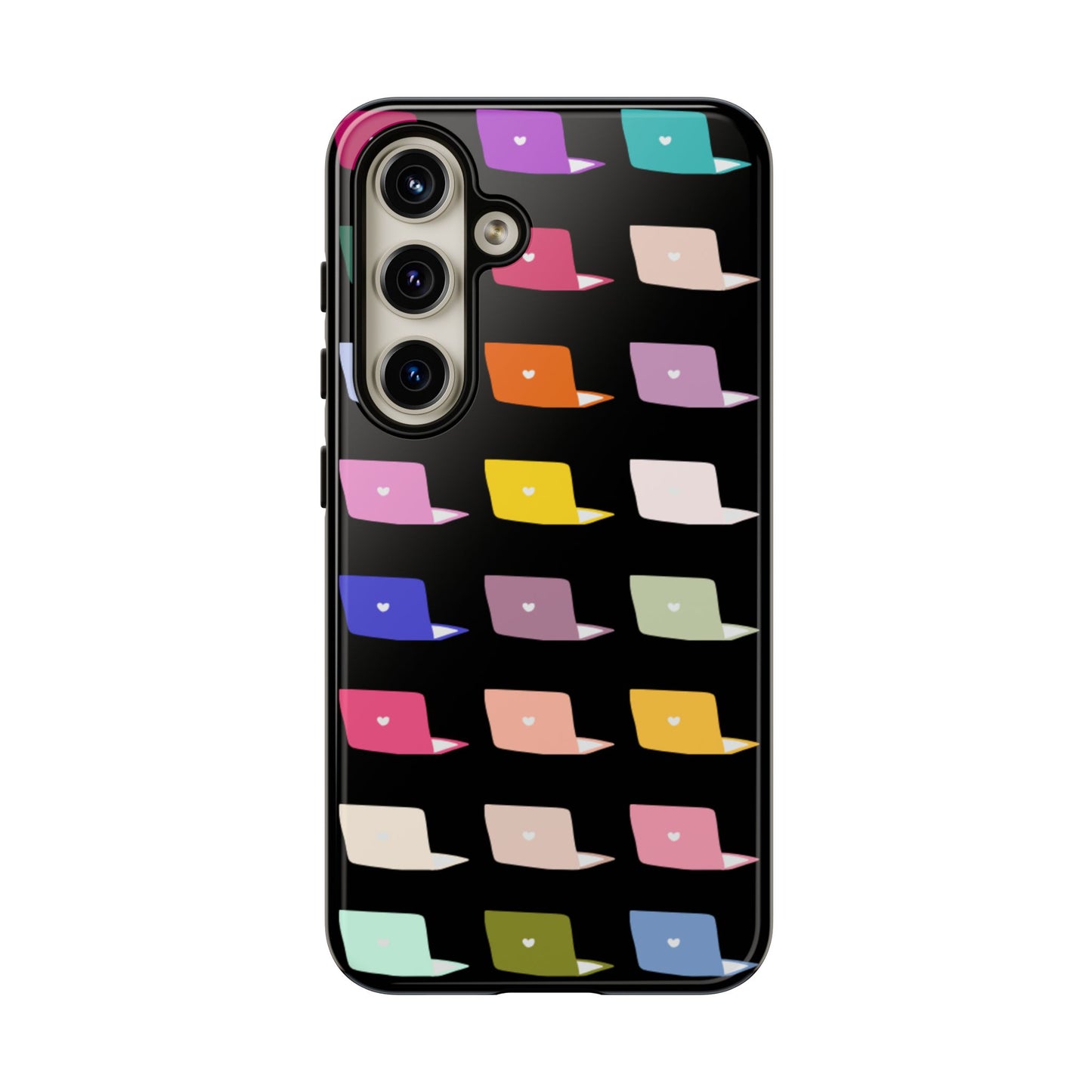 Colorful Laptop Icons Phone Case