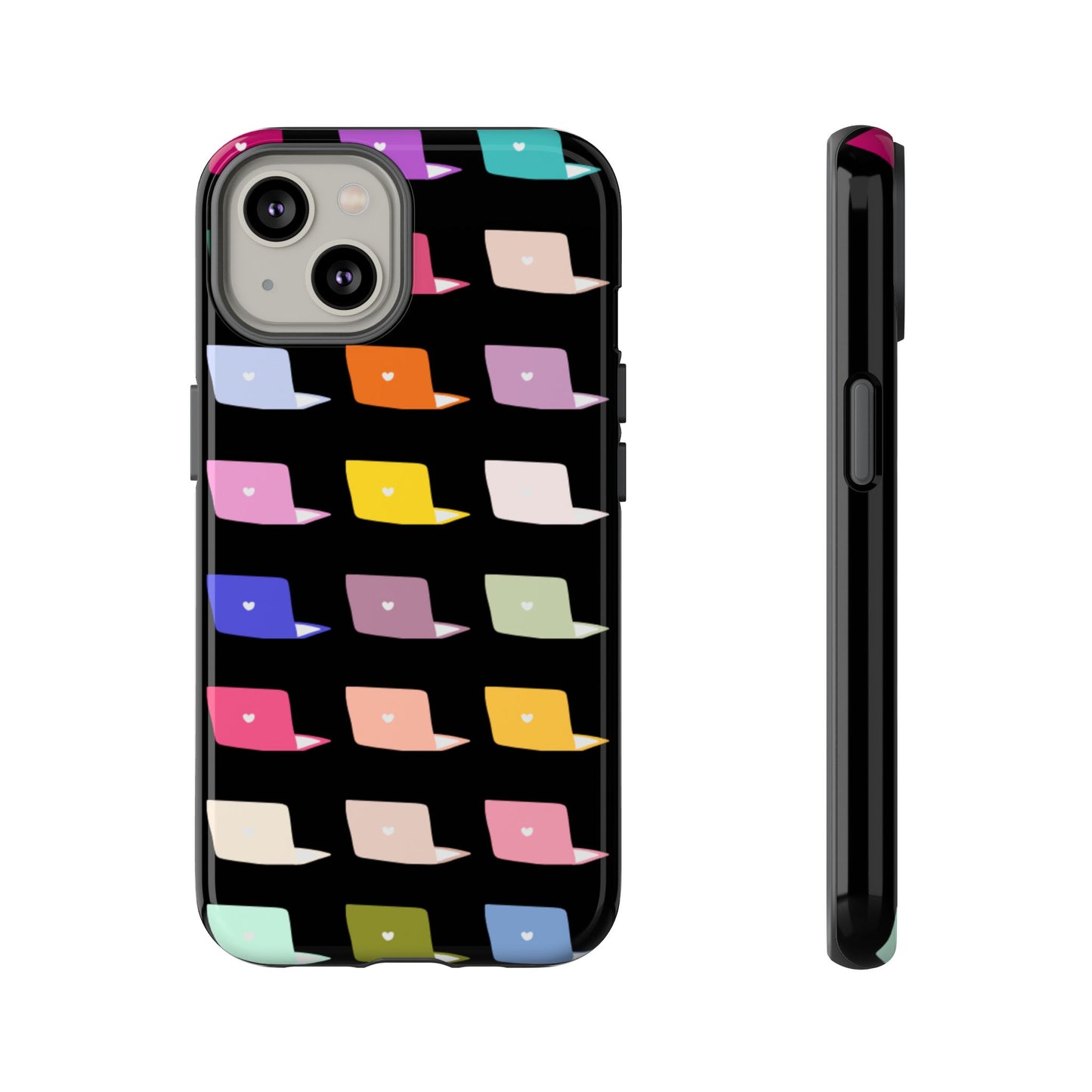 Colorful Laptop Icons Phone Case