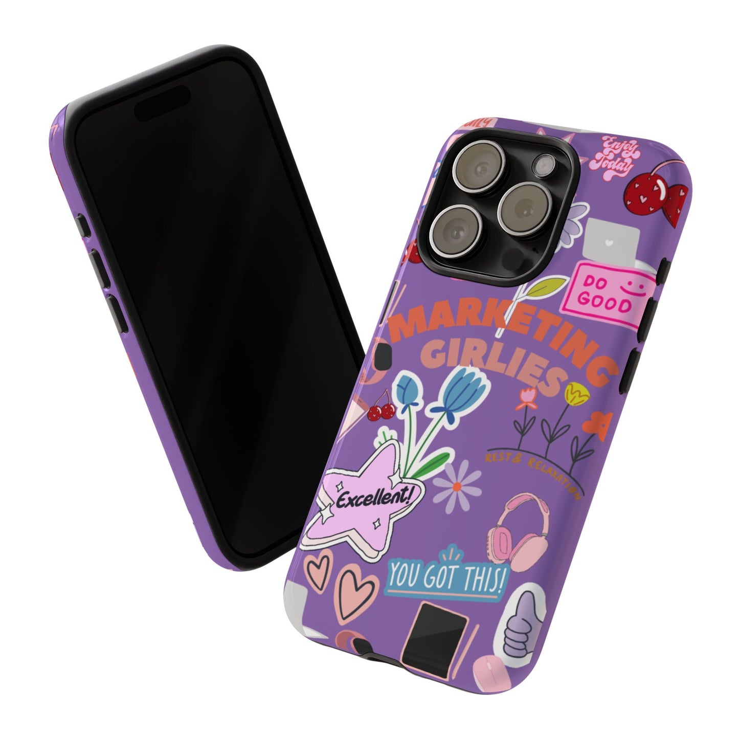 Marketing Girlies Sticker Phone Case