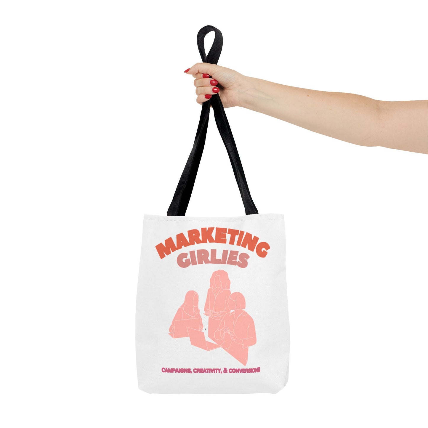 Marketing Girlies Tote Bag (AOP)