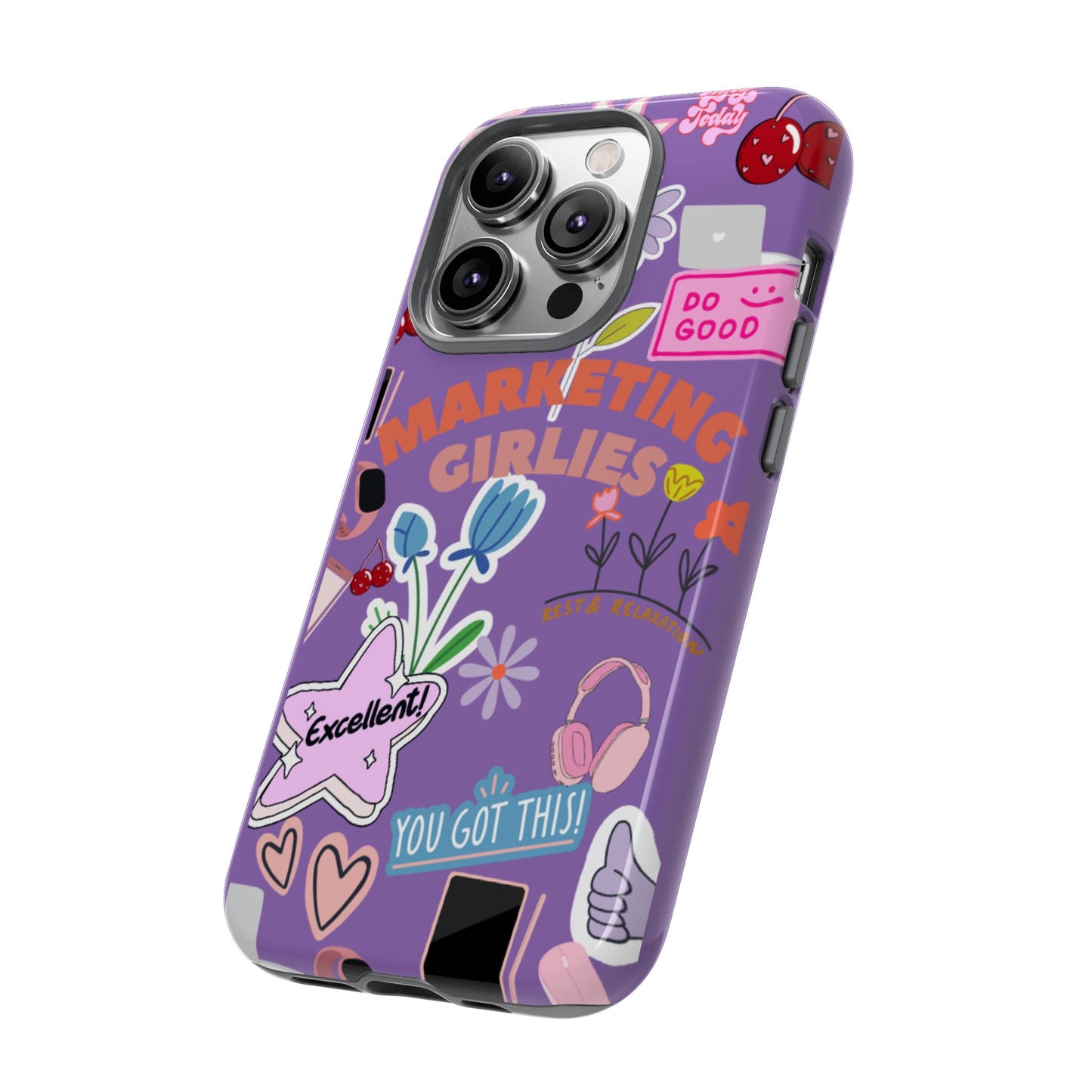 Marketing Girlies Sticker Phone Case