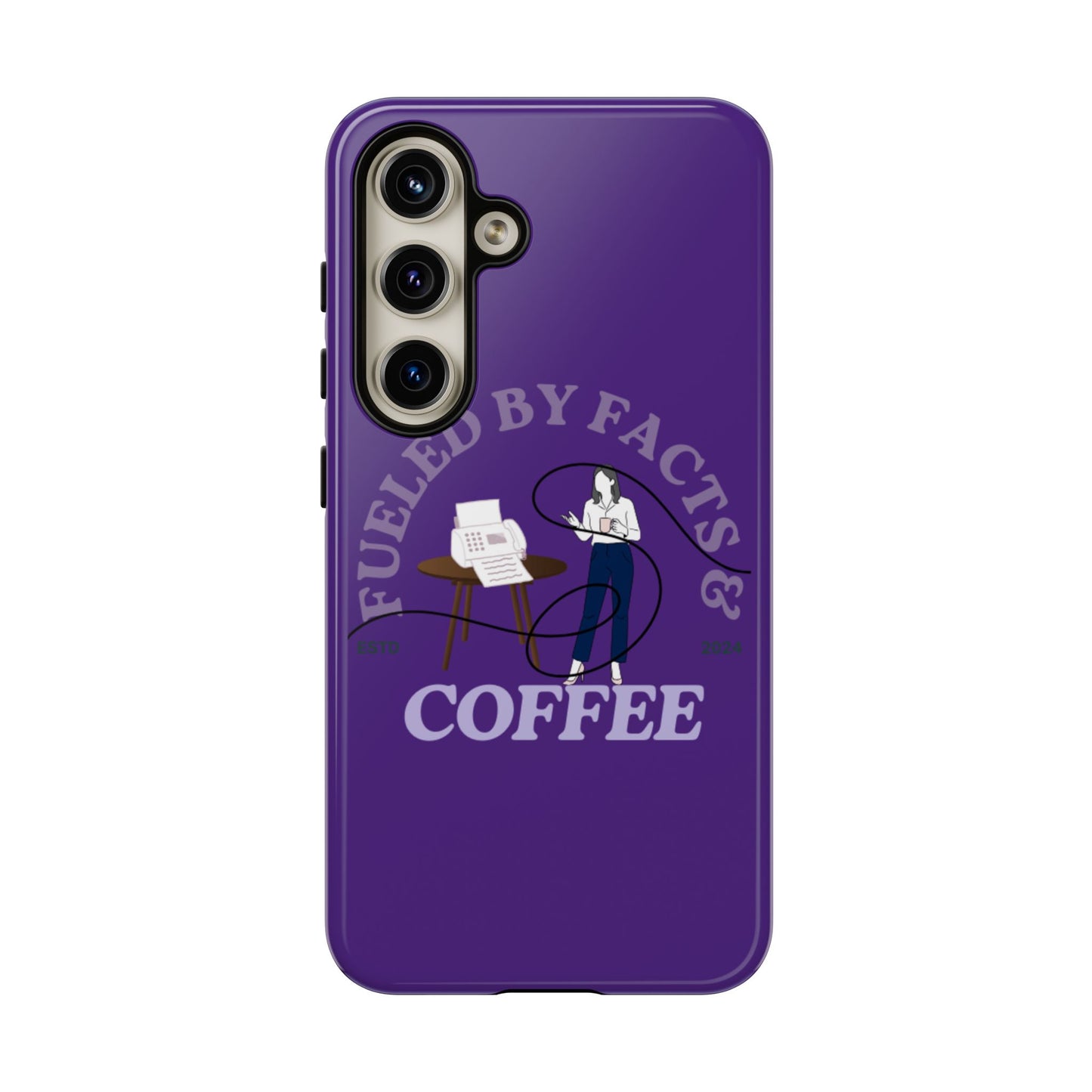 Fueled by Facts & Coffee Phone Case