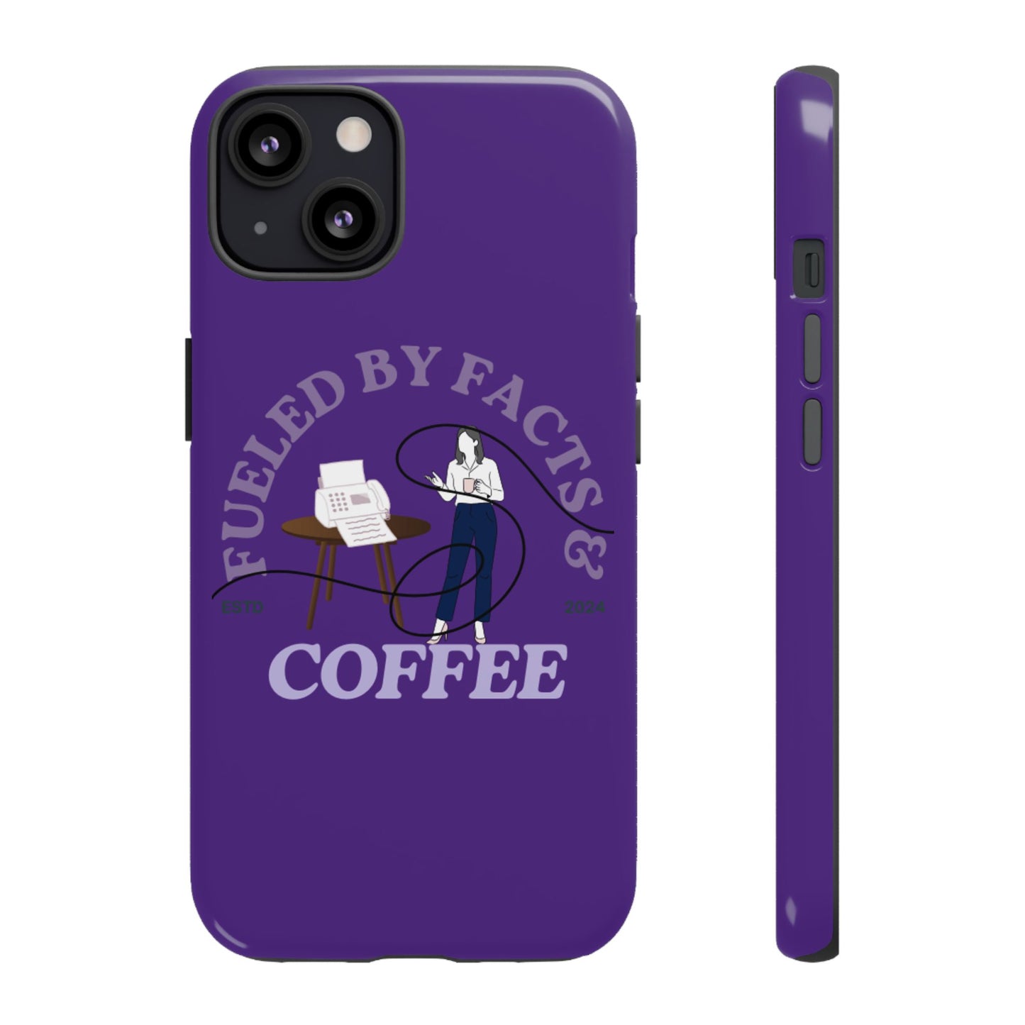 Fueled by Facts & Coffee Phone Case