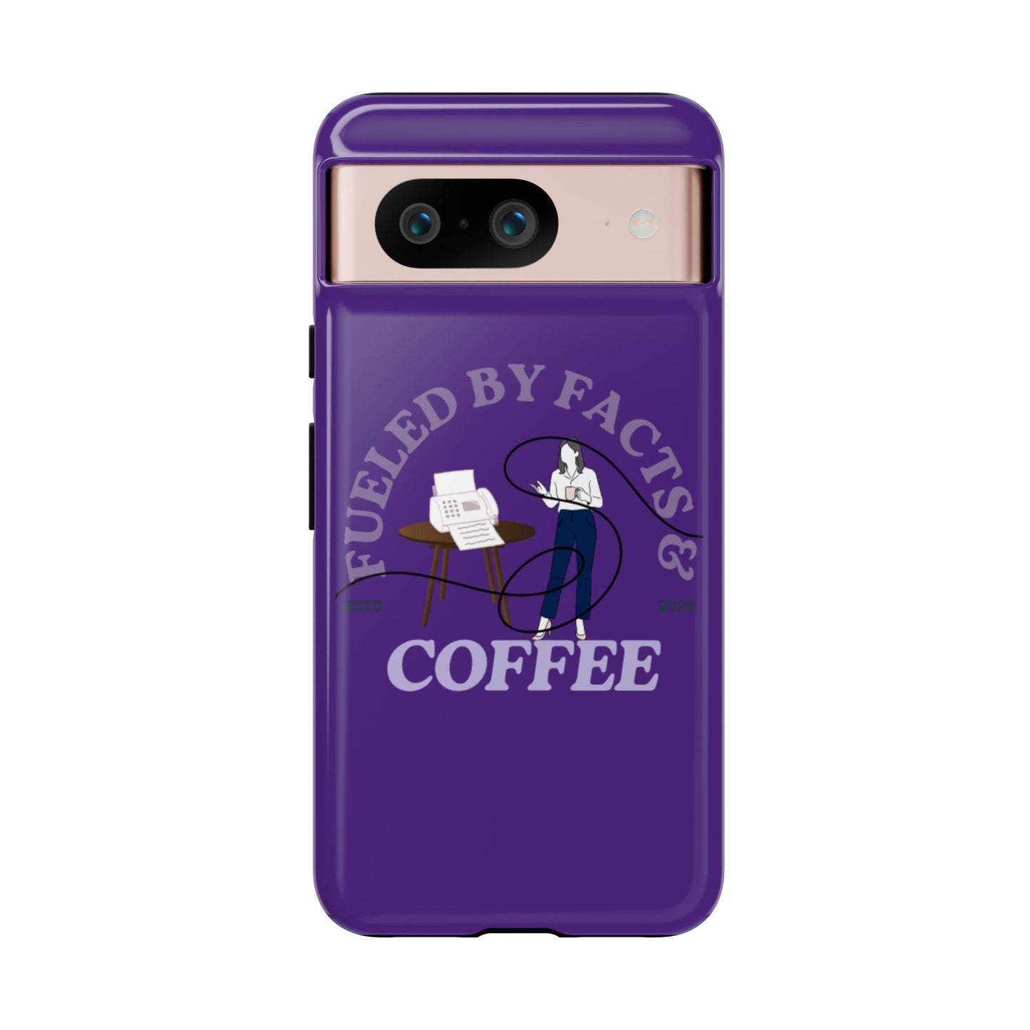 Fueled by Facts & Coffee Phone Case