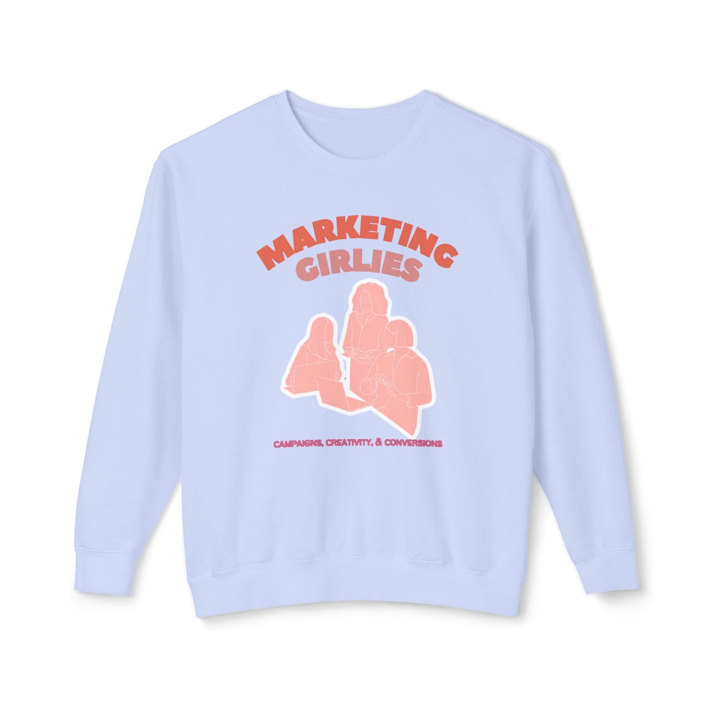 Marketing Girlies Unisex Lightweight Crewneck Sweatshirt