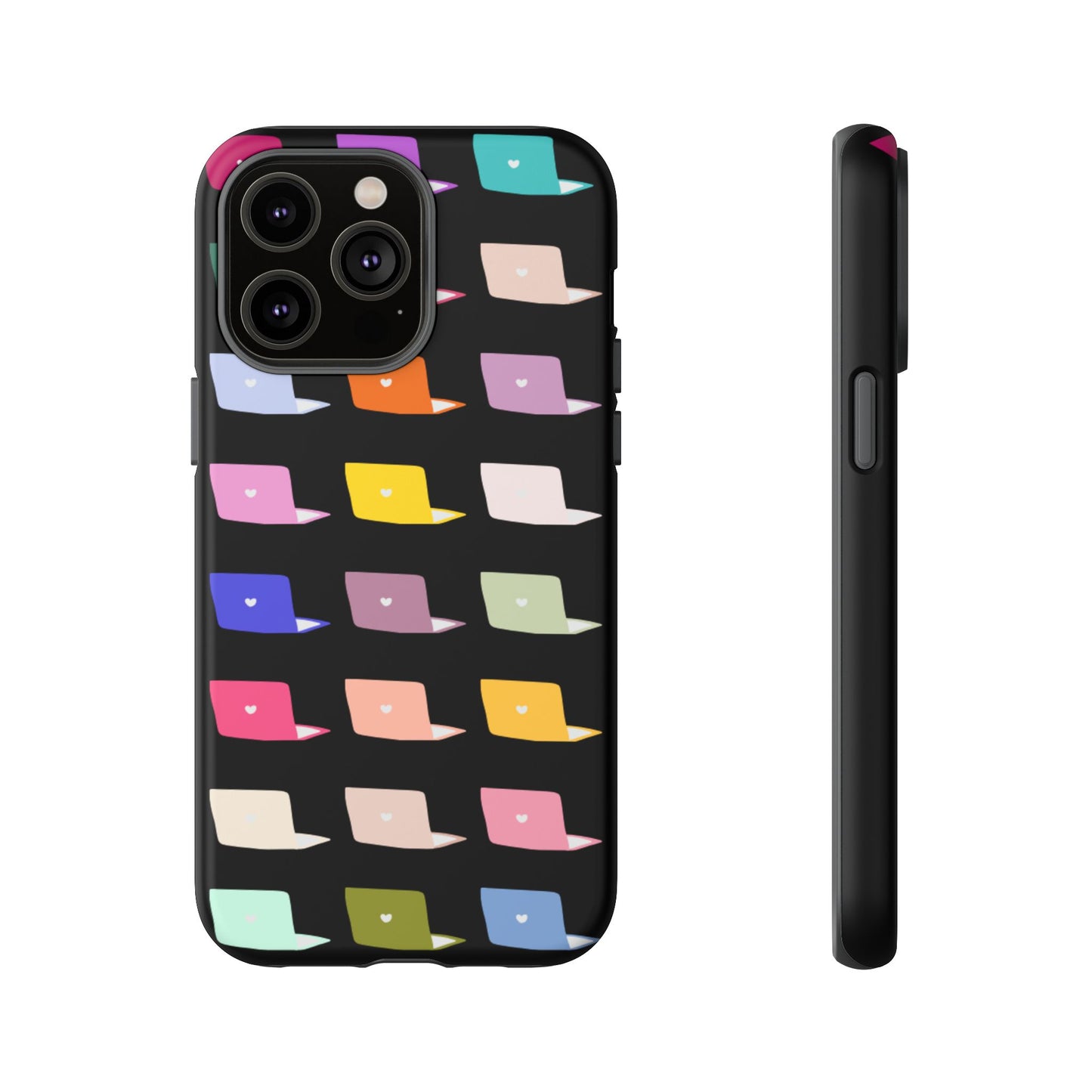 Colorful Laptop Icons Phone Case