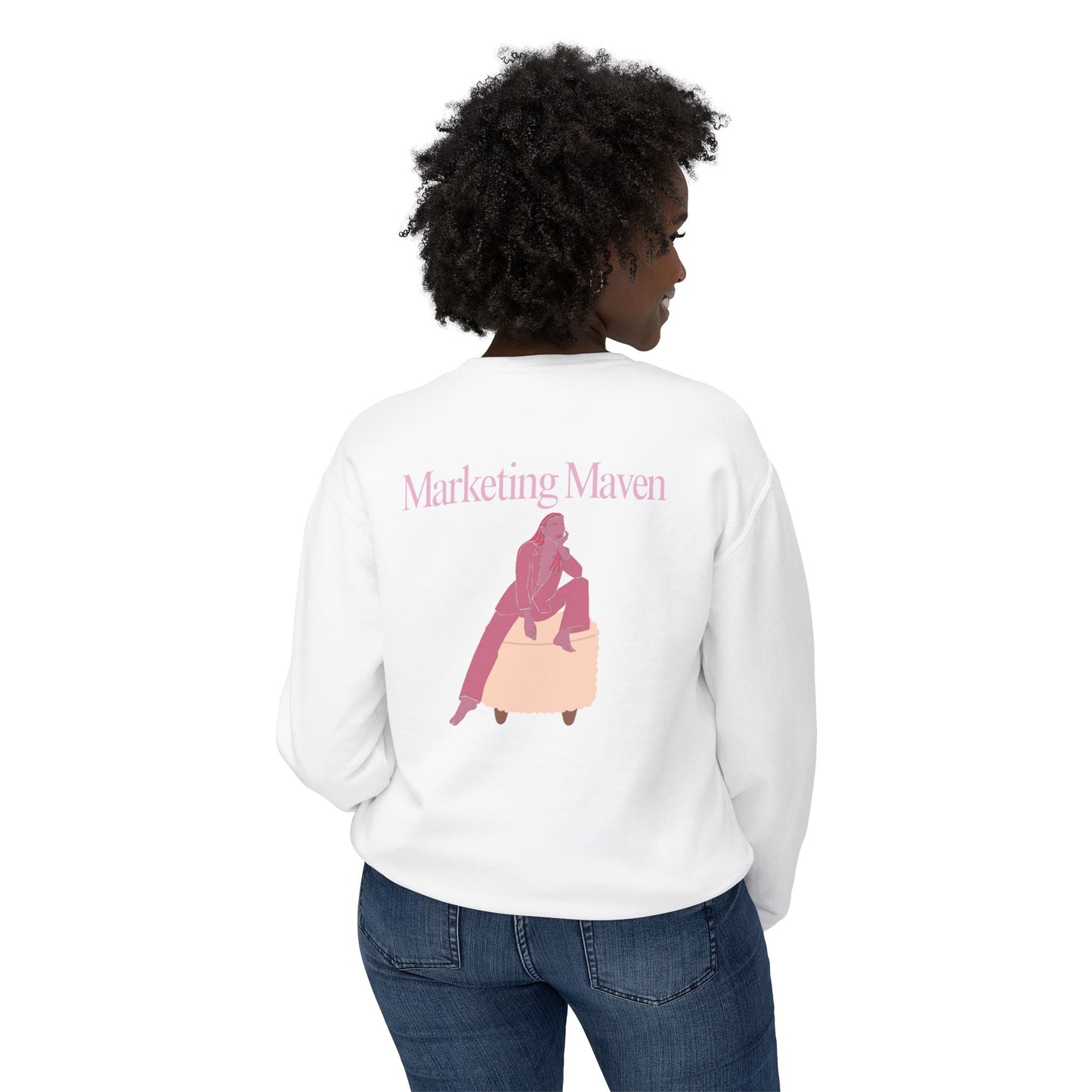 Marketing Maven Lightweight Crewneck Sweatshirt