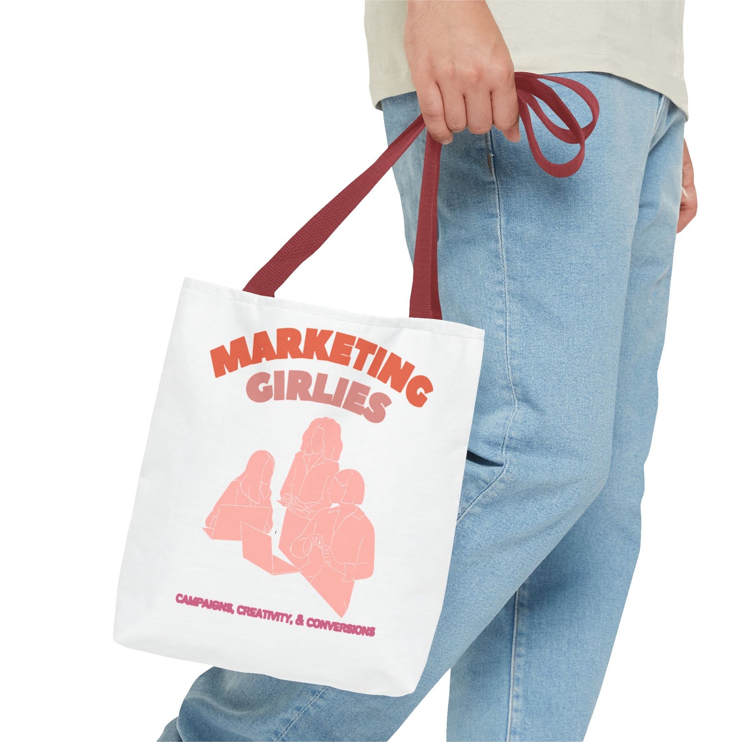 Marketing Girlies Tote Bag (AOP)