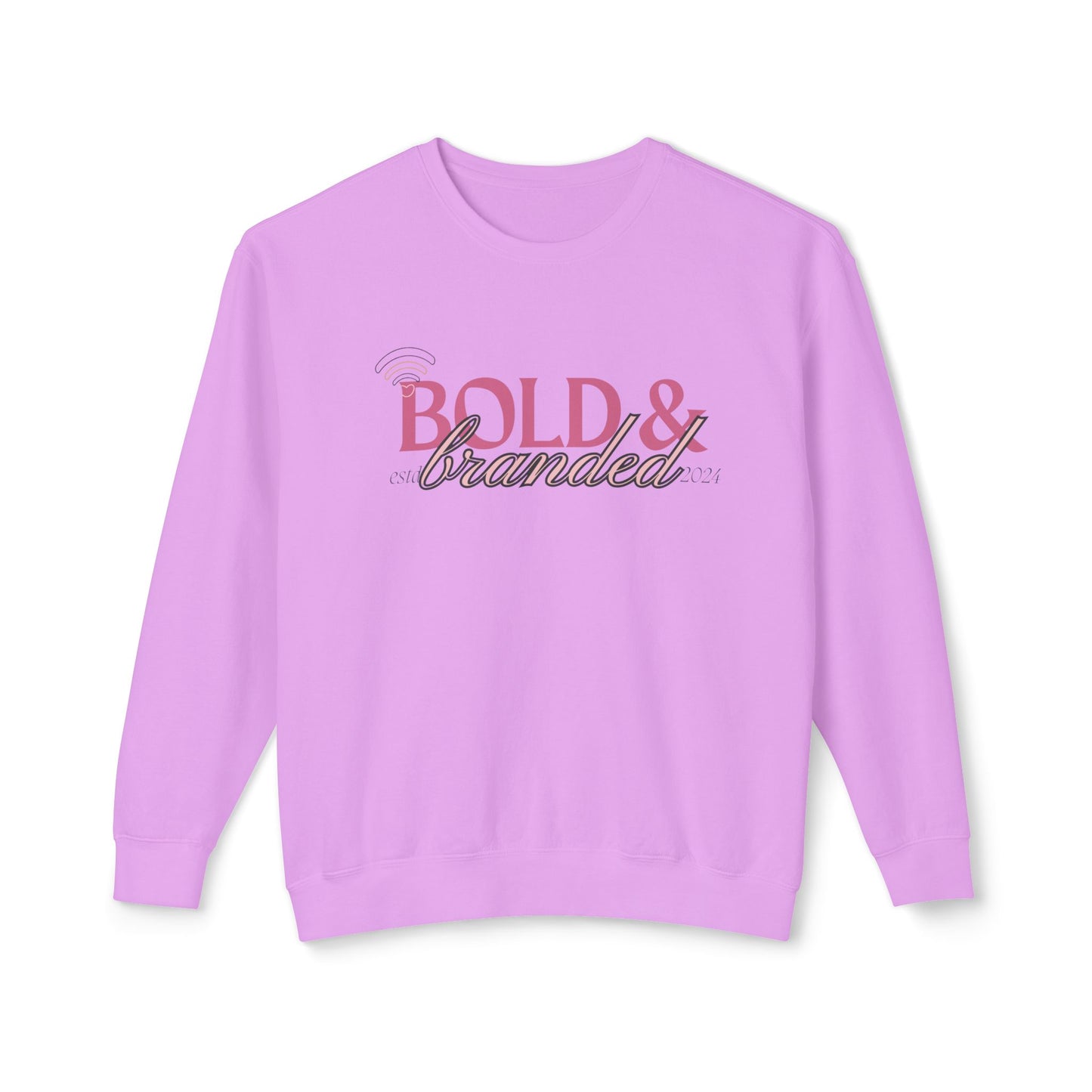 Bold & Branded Crewneck Lightweight Crewneck Sweatshirt